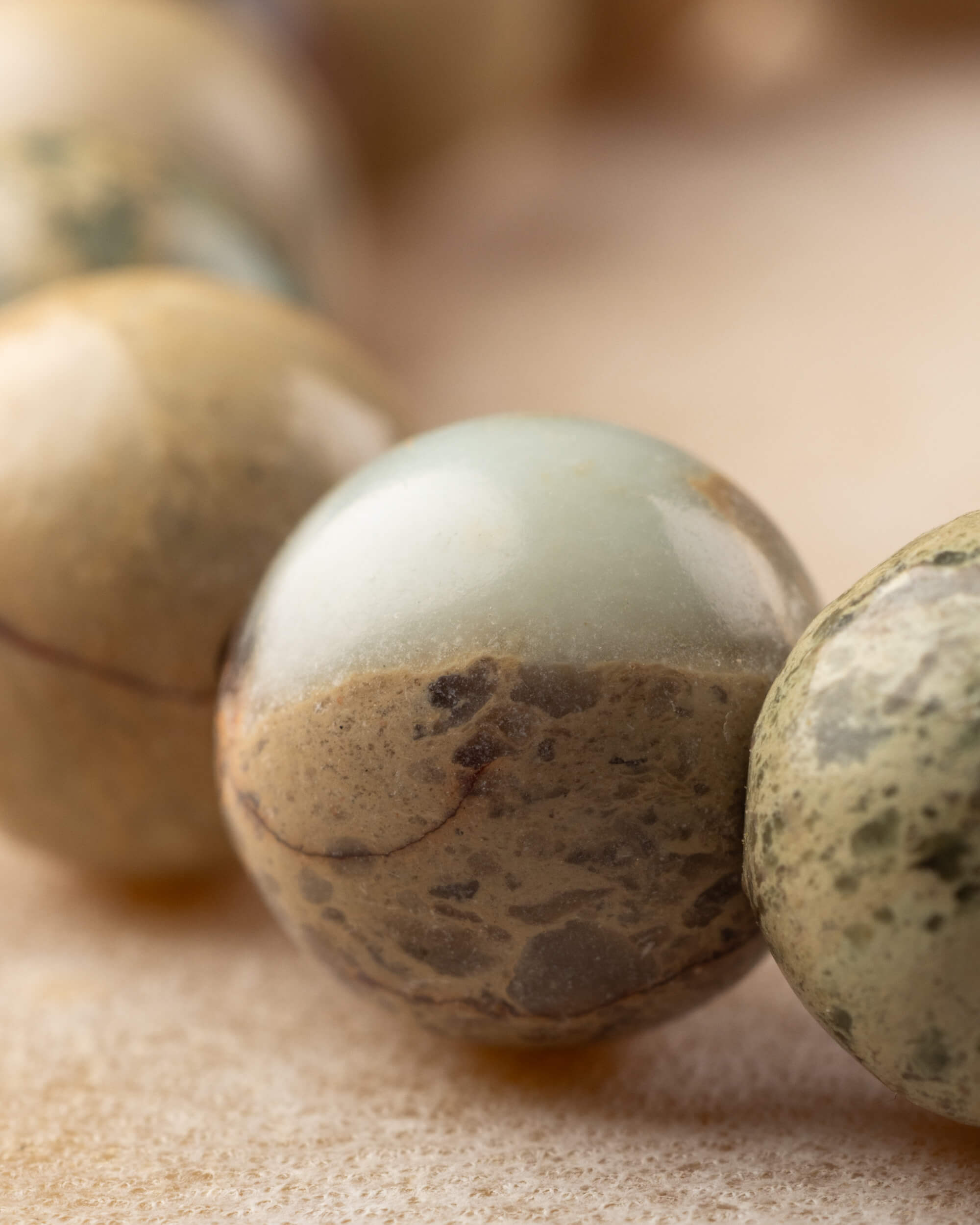 Pulsera de Shoushan 8 mm - Contemplación y Calma Profunda