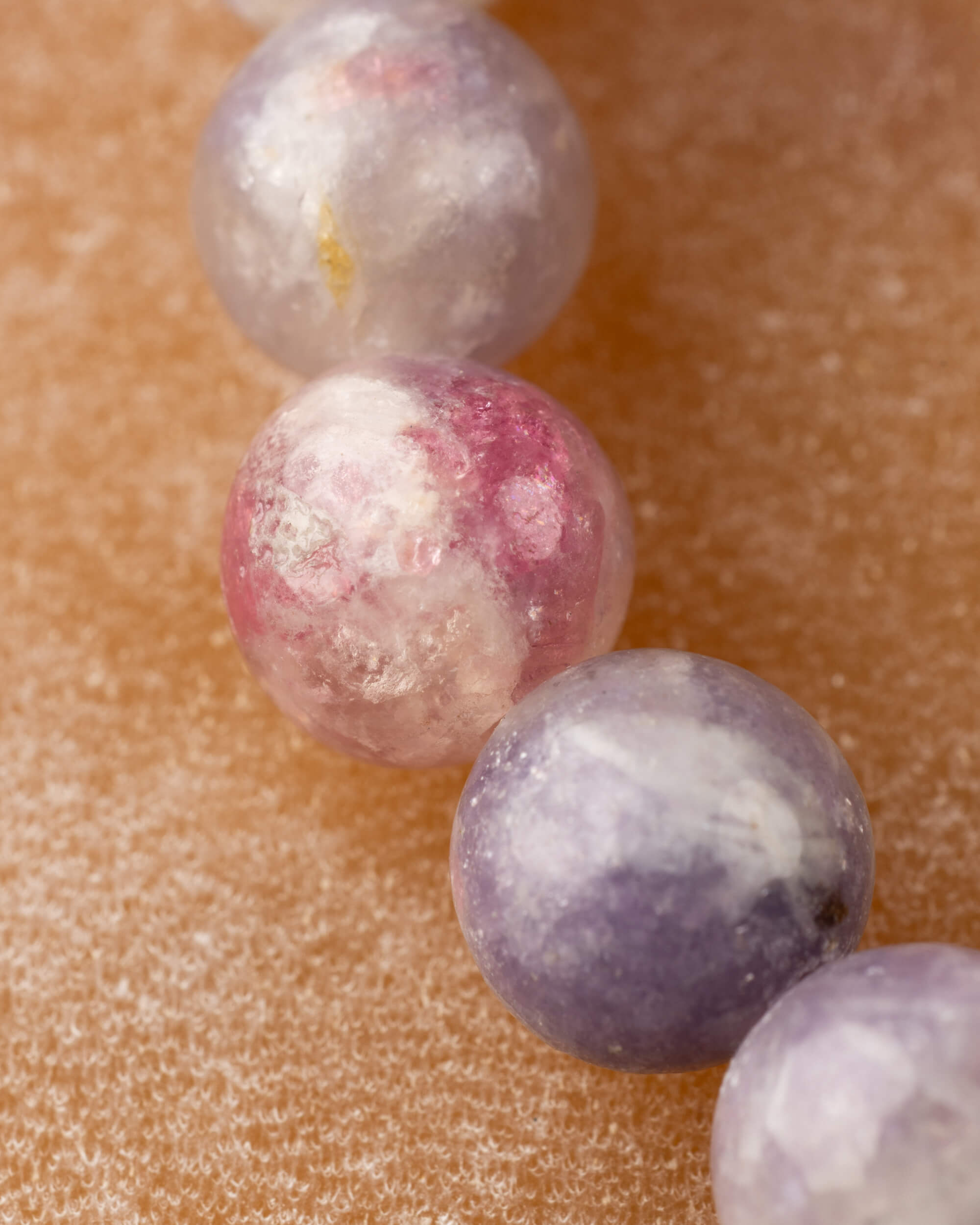 Pulsera de Turmalina Rosa (8 mm)