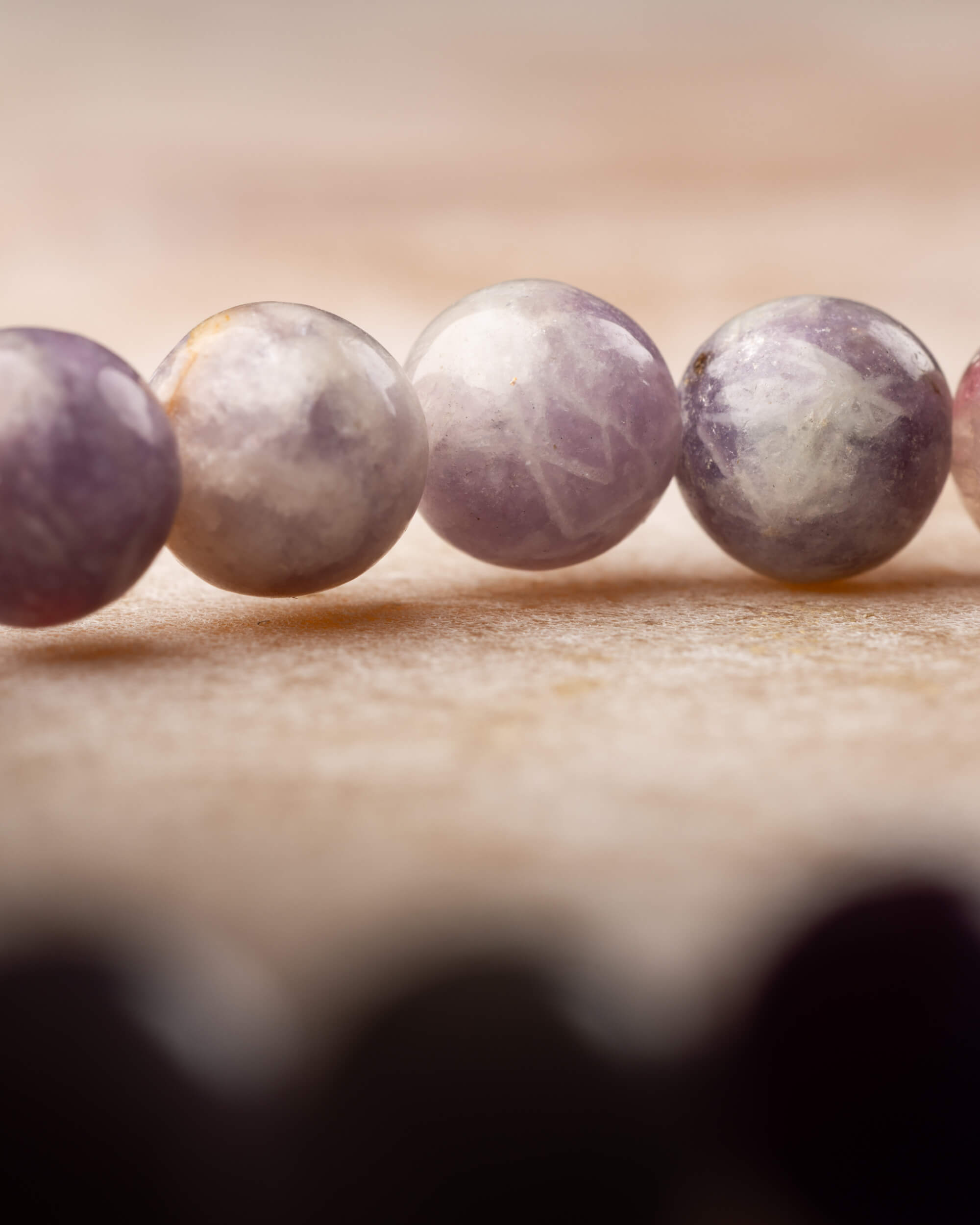 Pulsera de Turmalina Rosa 8 mm - Amor y Ternura Estructural