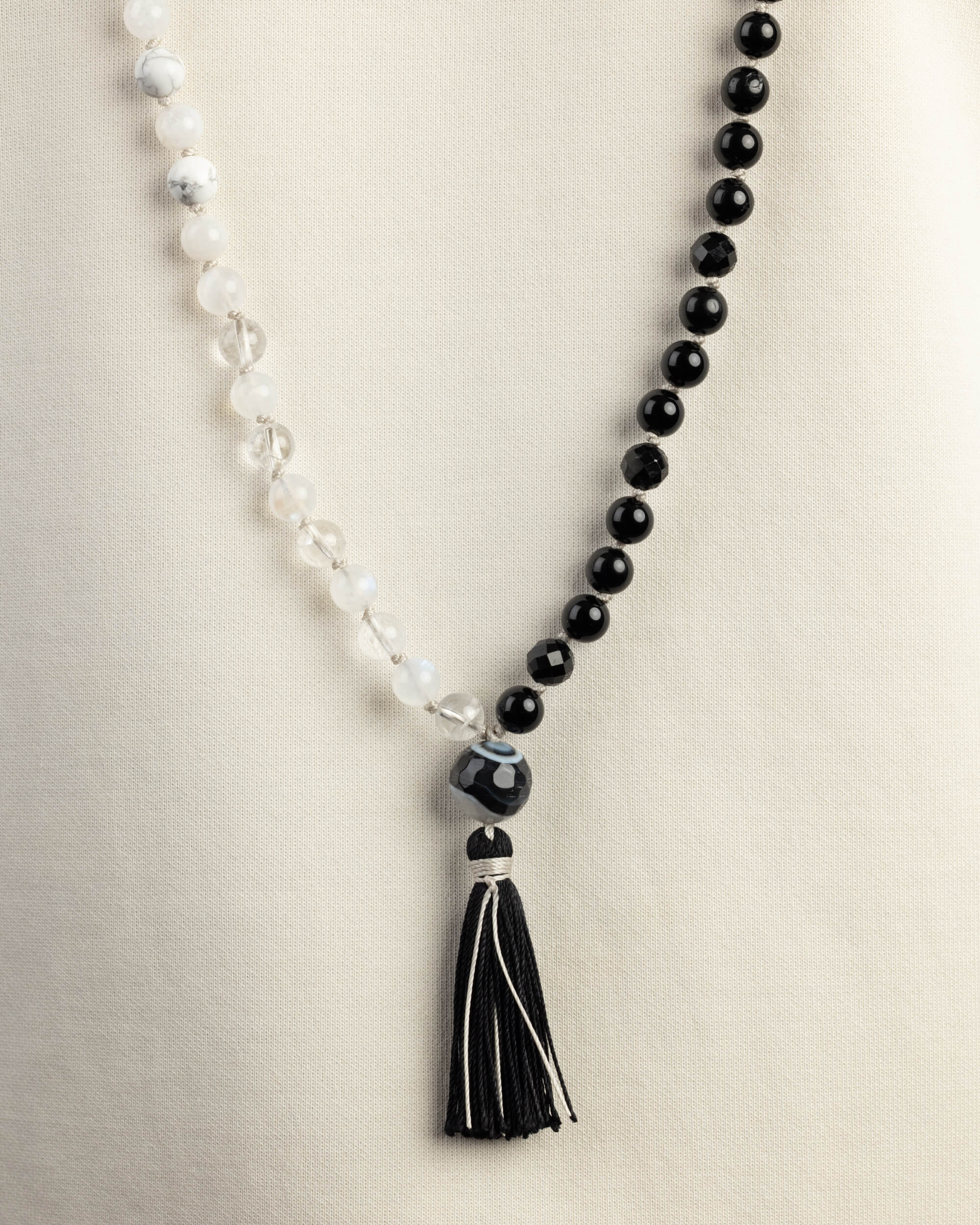 Japa Mala "Dualidad" 108 Cuentas - Equilibrio y Luz