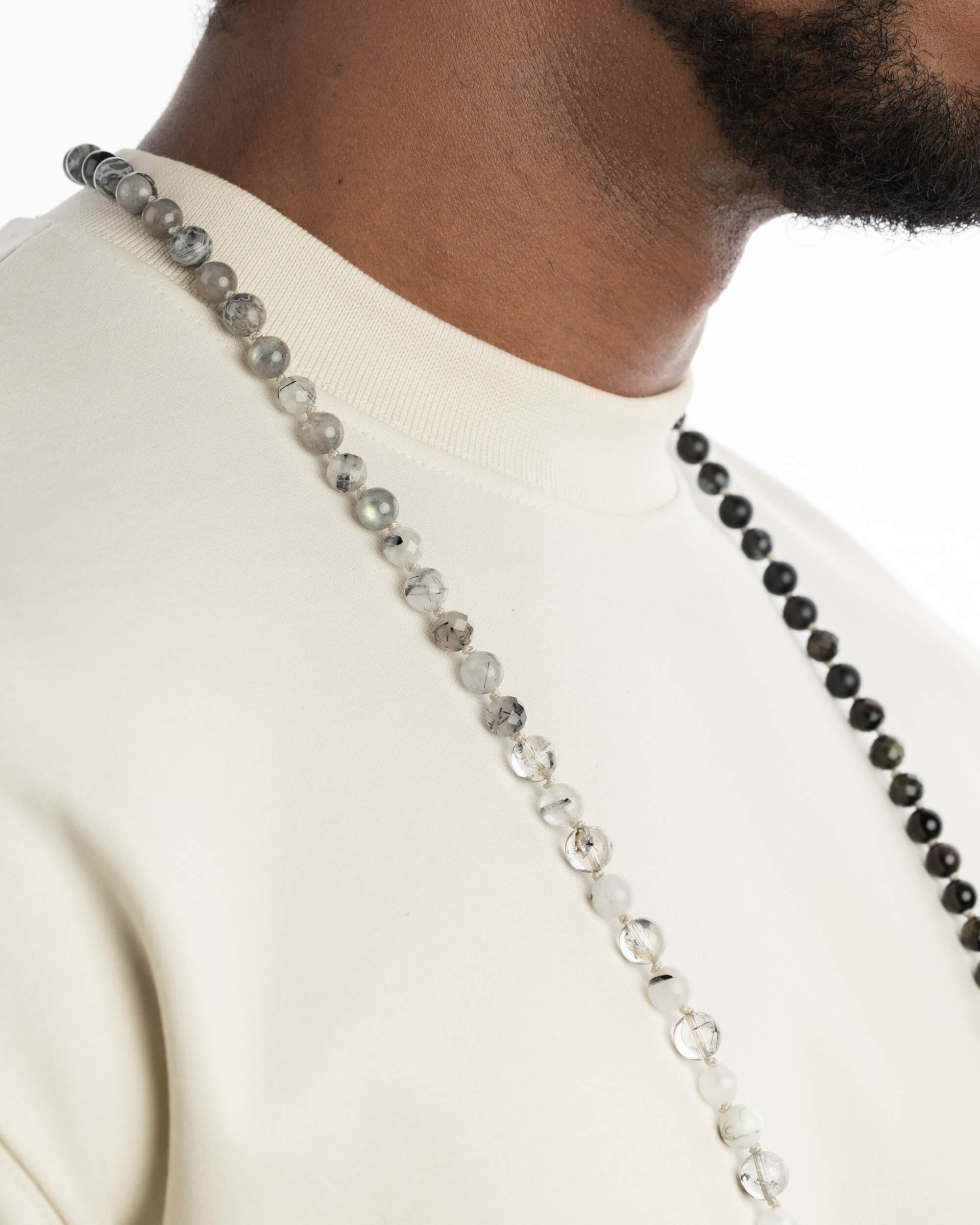 Japa Mala "Dualidad" 108 Cuentas - Equilibrio y Luz