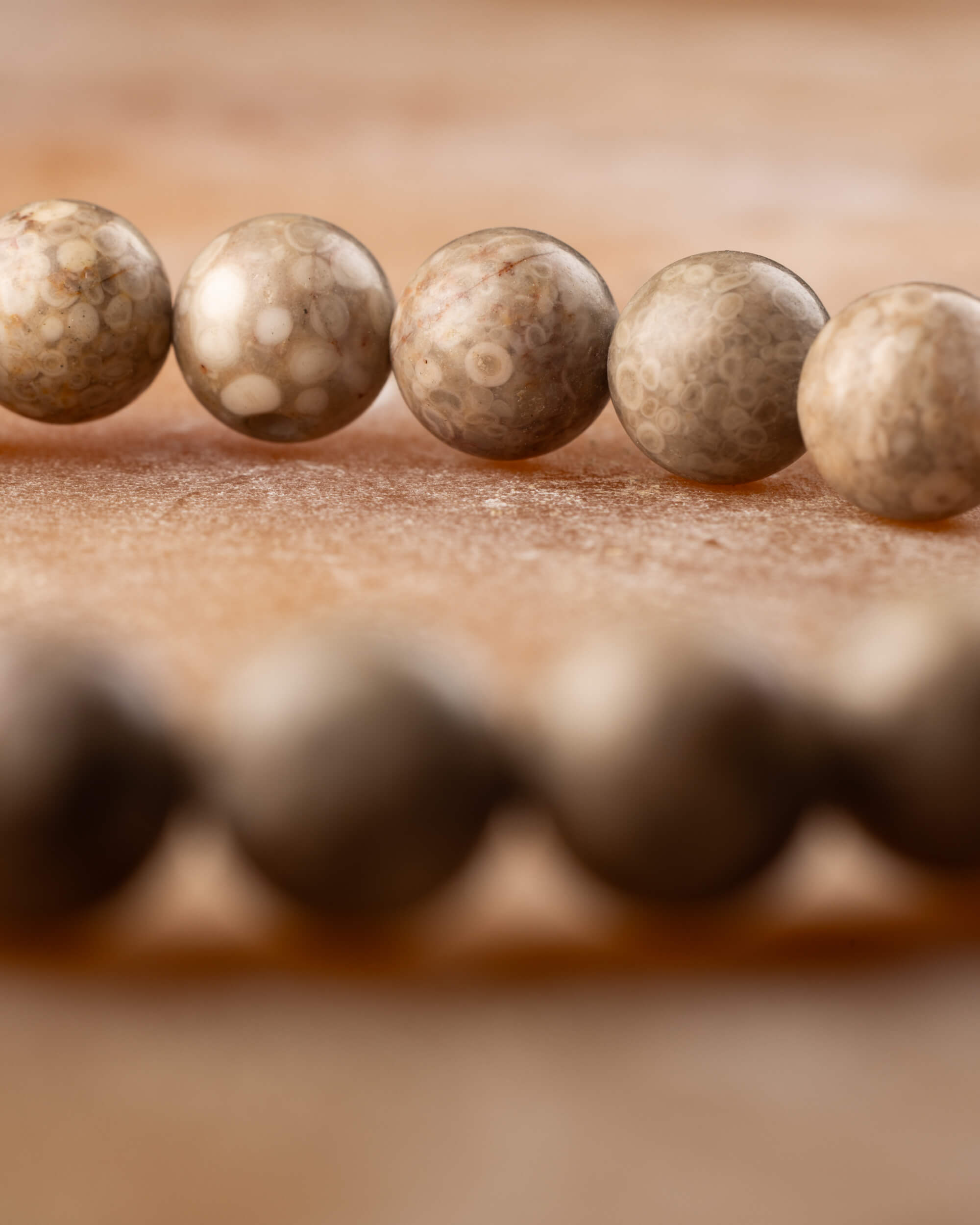 Pulsera de Maifanita 8 mm - Sostén y Reparación