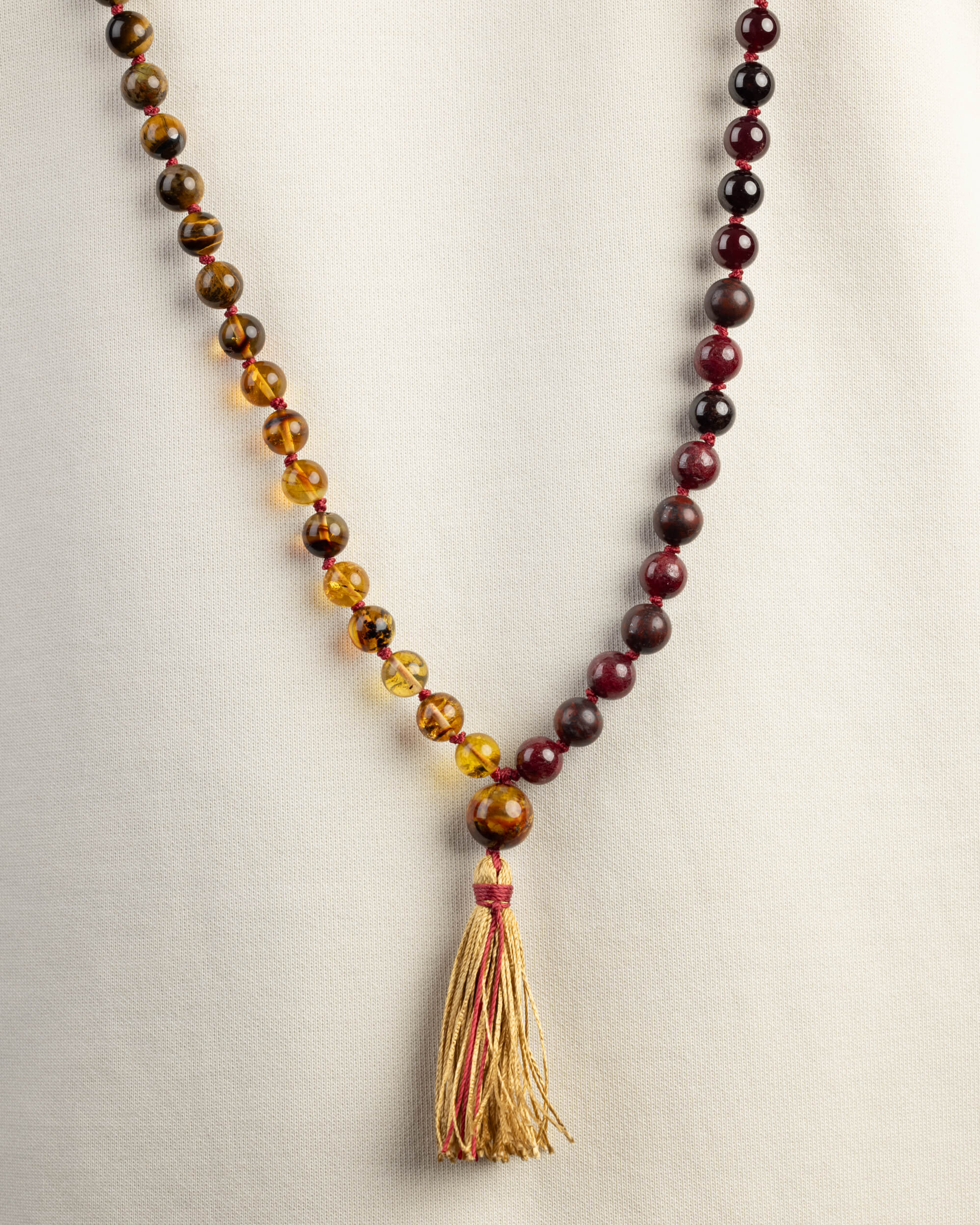 Japa Mala "Fuego" 108 Cuentas - Vitalidad y Acción Transformadora