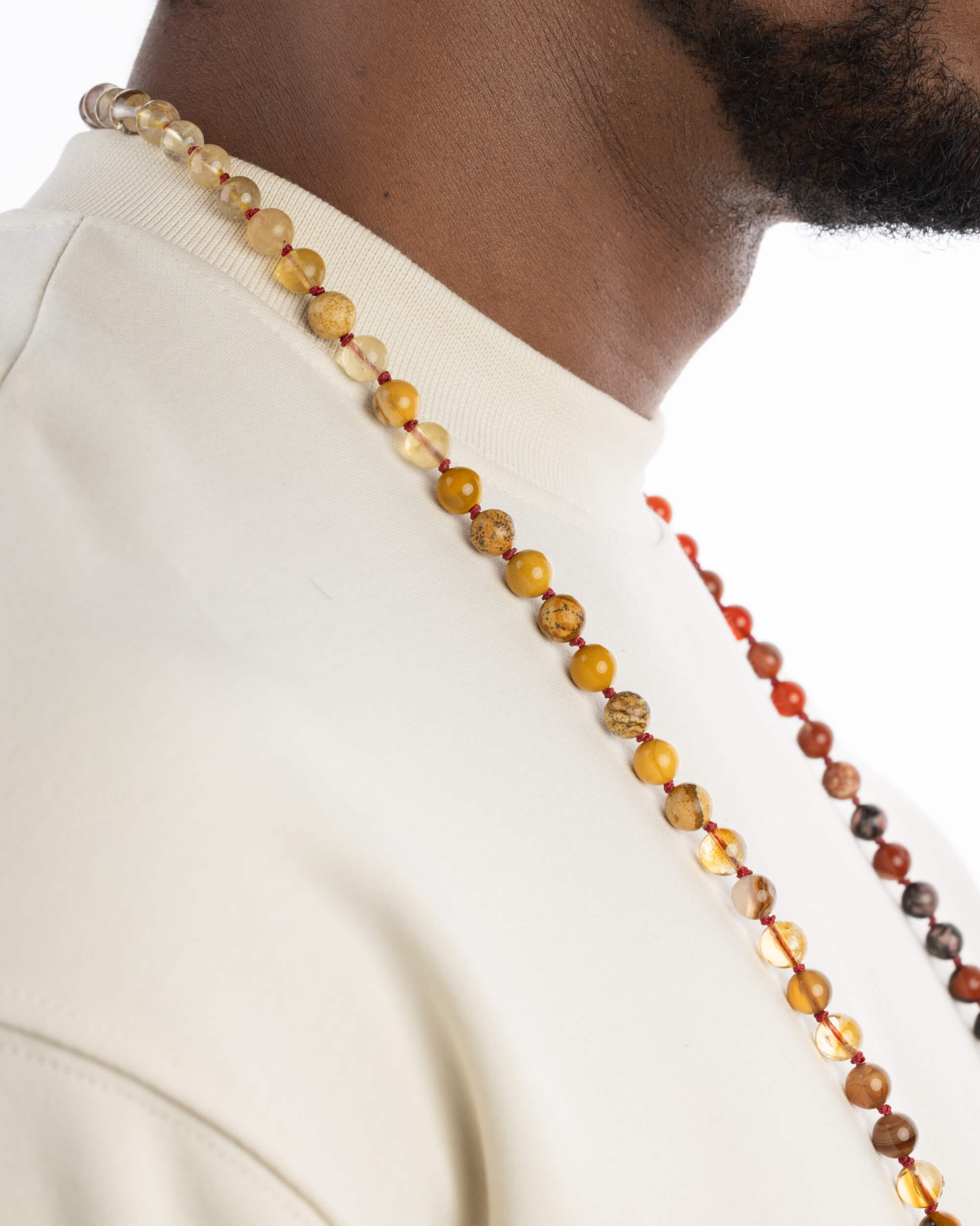 Japa Mala "Fuego" 108 Cuentas - Vitalidad y Acción Transformadora