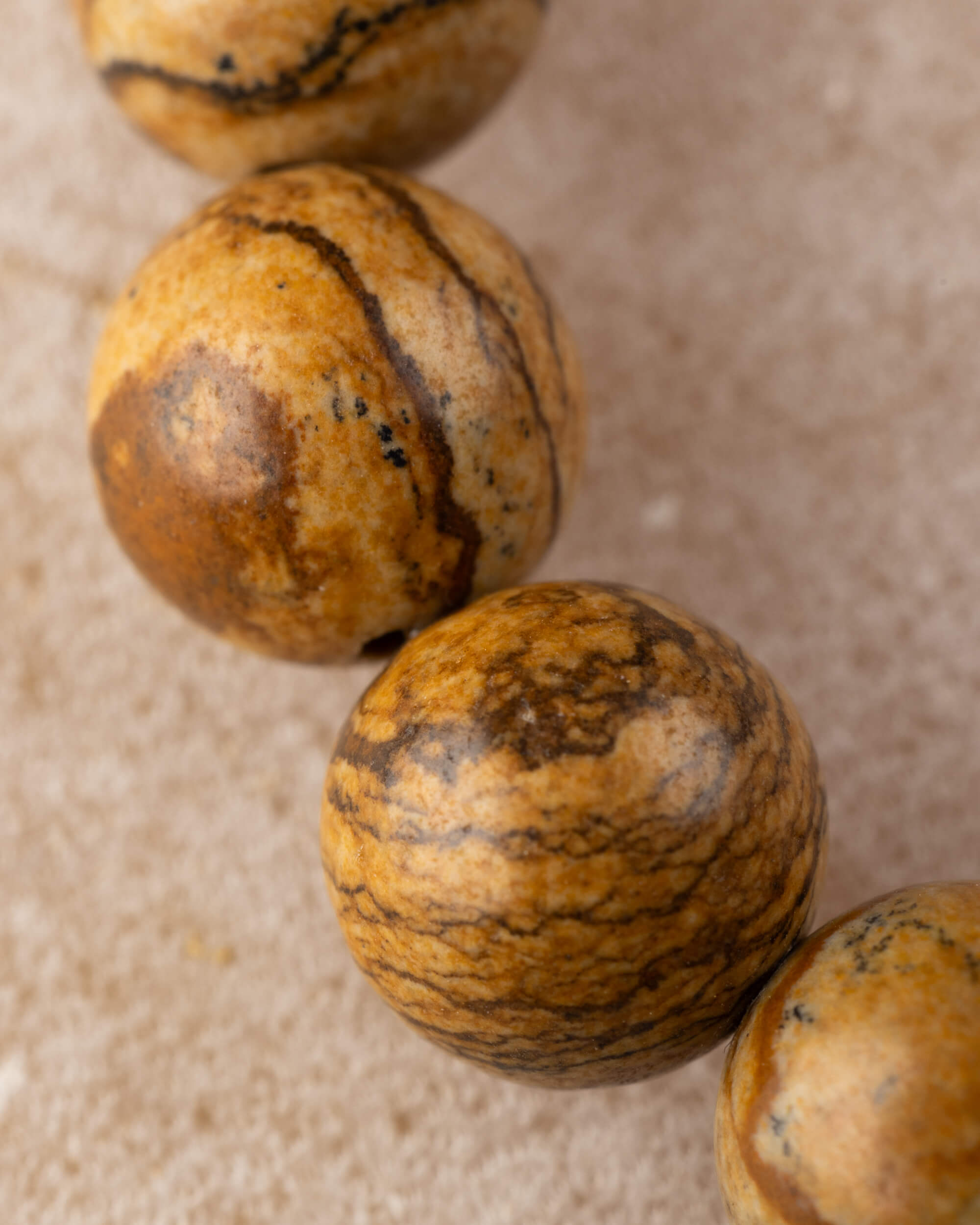 Pulsera de Jaspe Paisaje 8 mm - Estabilidad y Conexión