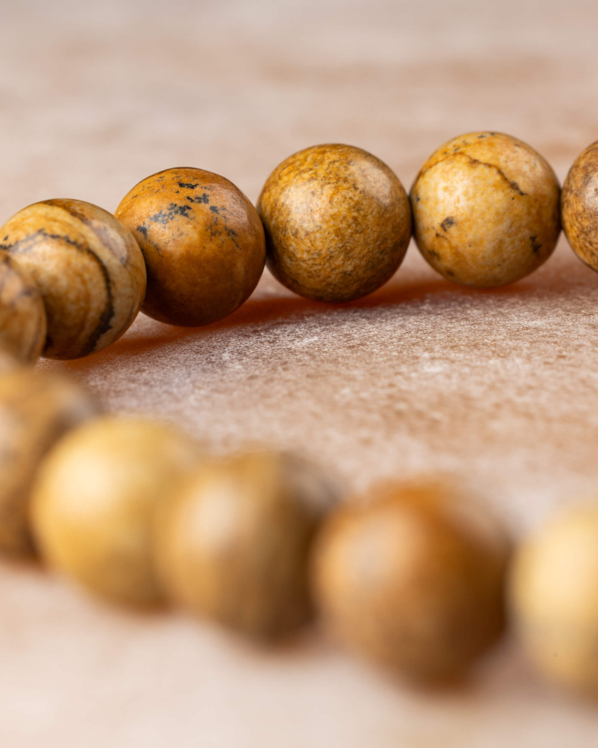 Pulsera de Jaspe Paisaje 8 mm - Estabilidad y Conexión