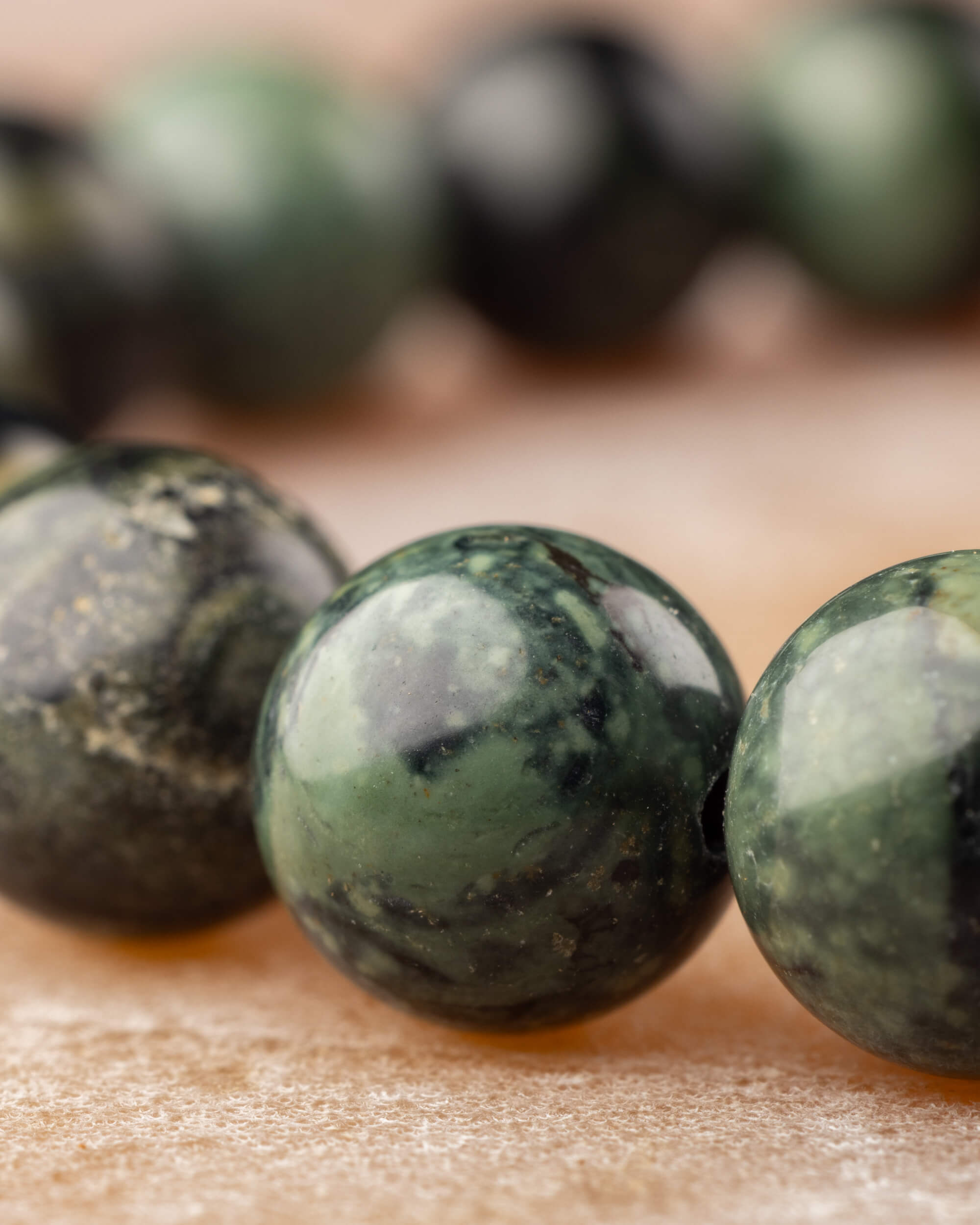 Pulsera de Jaspe Kambaba 8 mm - Arraigo Ancestral y Calma