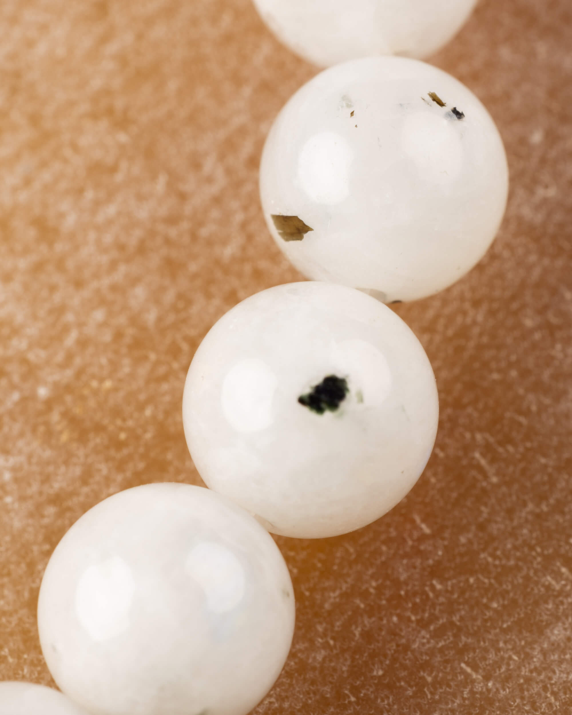 Pulsera de Piedra Sol y Piedra Luna (8 mm)