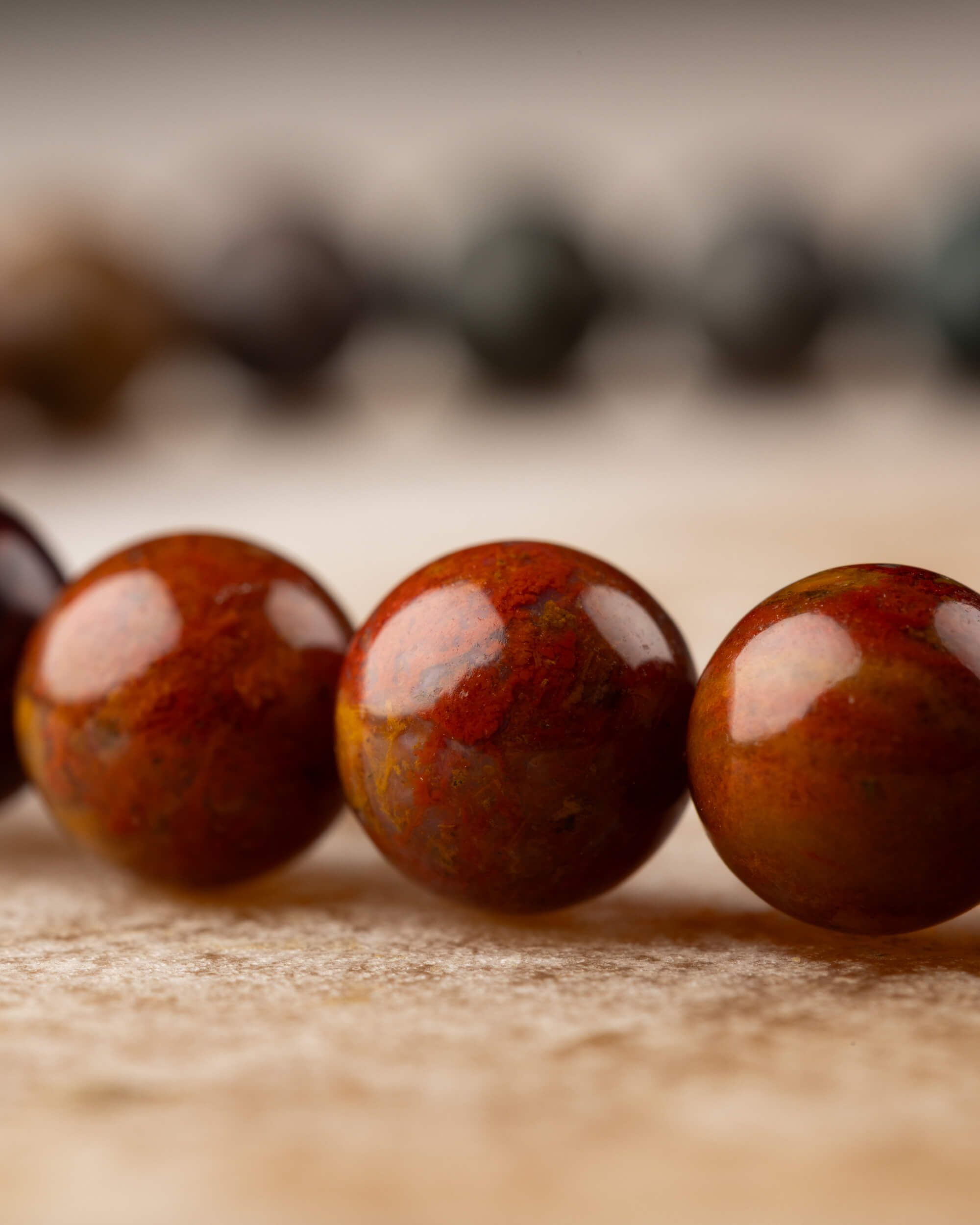 Pulsera de Jaspe Oceánico (6 mm)