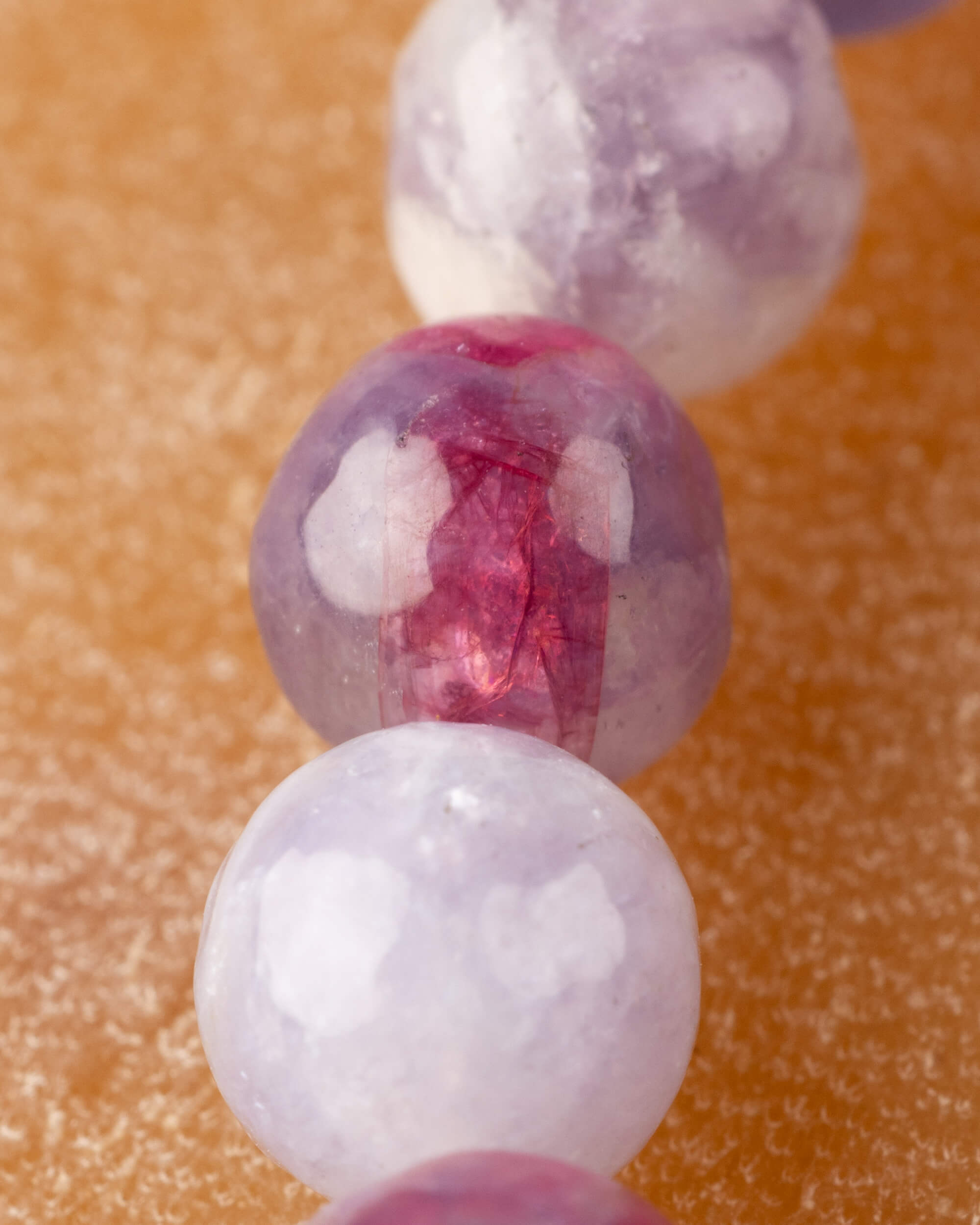 Pulsera de Turmalina Rosa (6 mm)