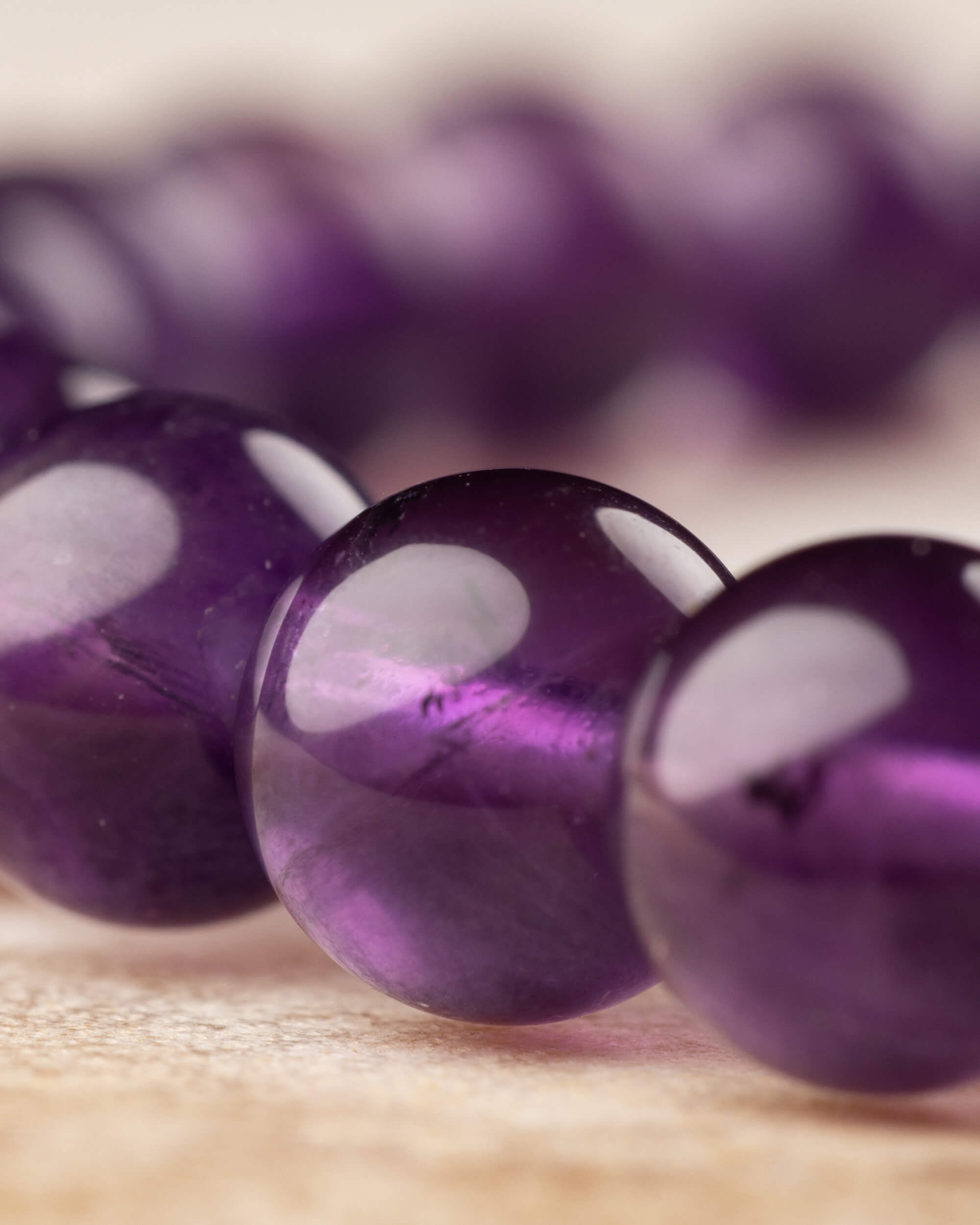 Pulsera de Amatista (6 mm)