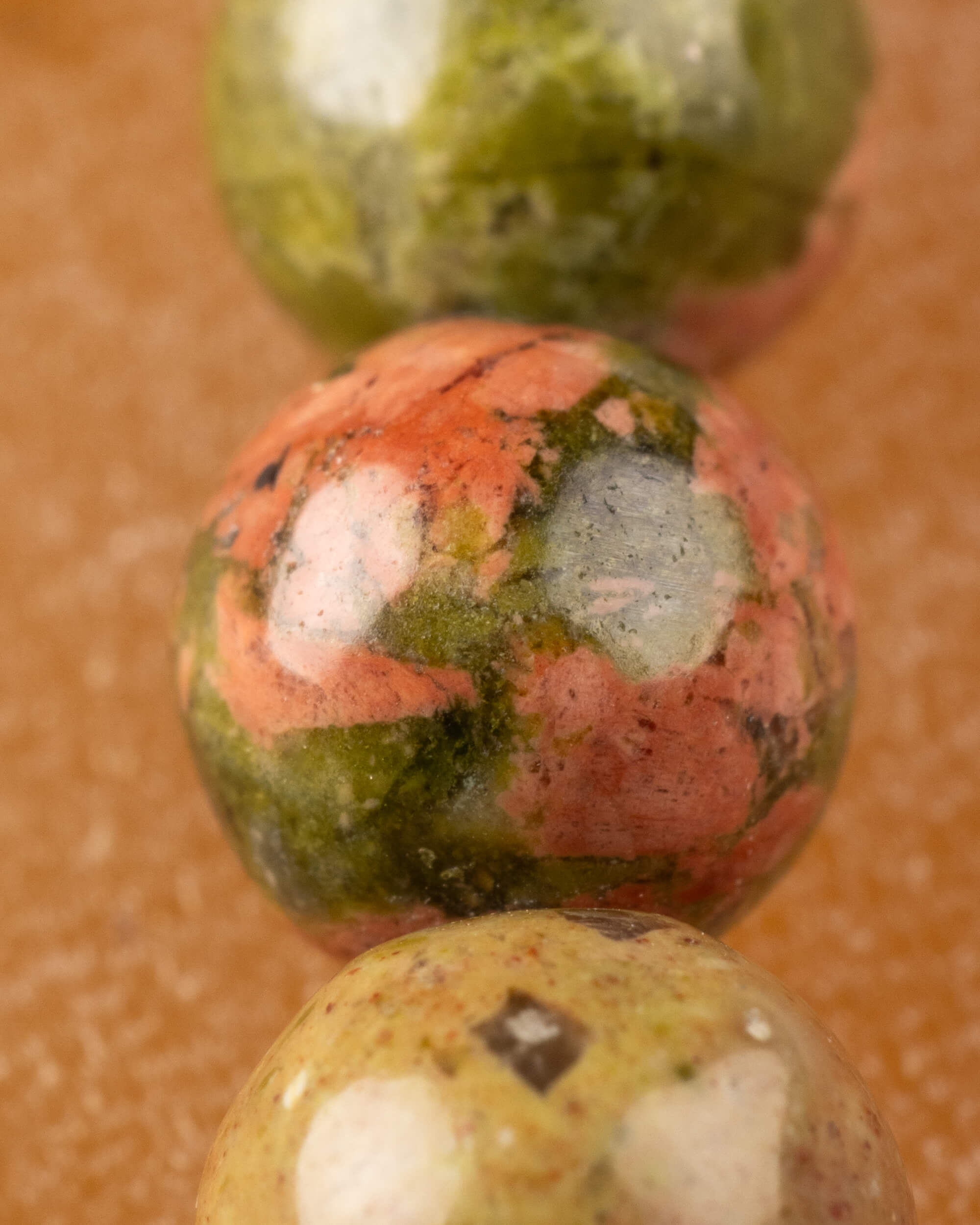 Pulsera de Jaspe Unakita (6 mm)