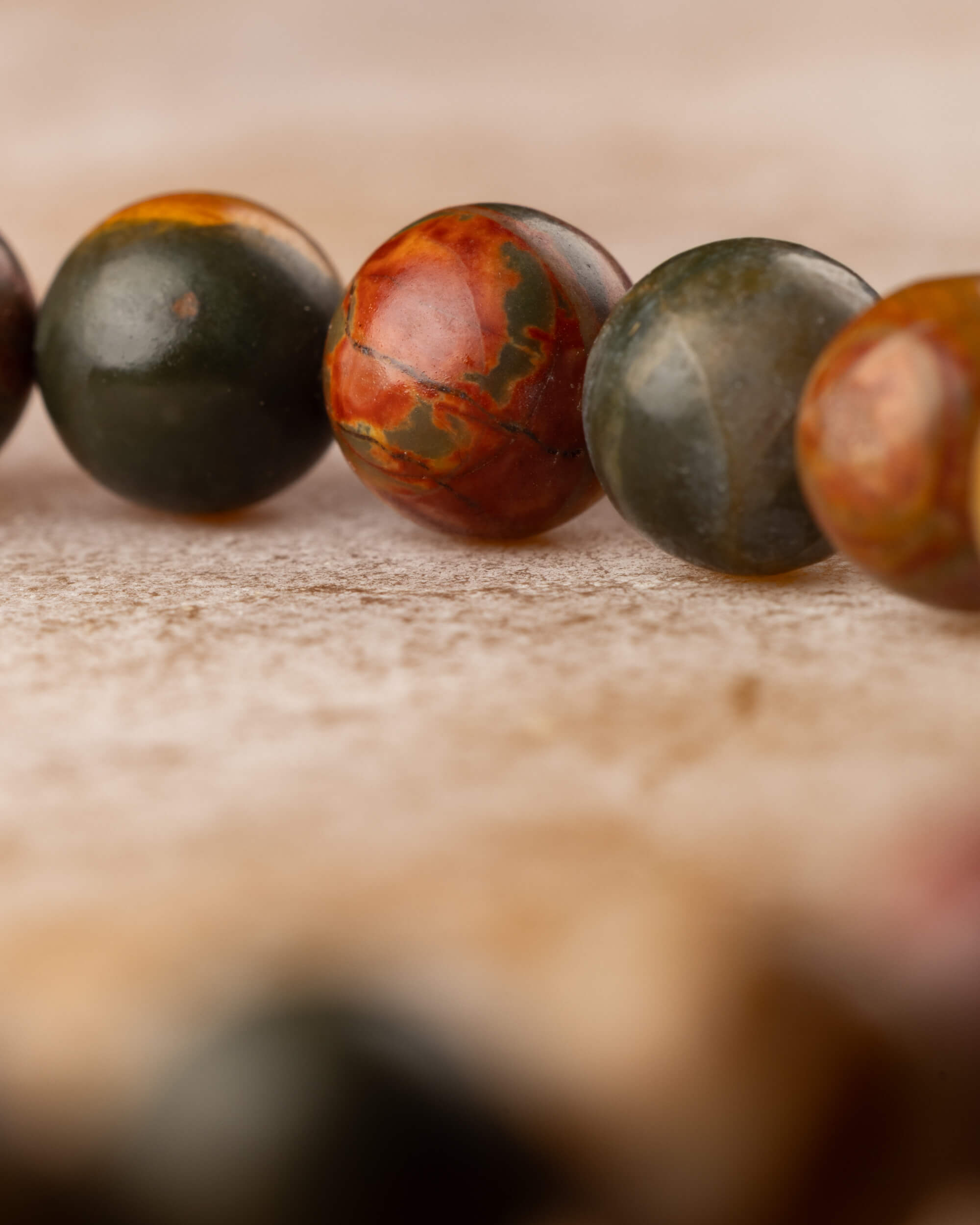 Pulsera de Jaspe Picasso 6 mm - Orden Creativo