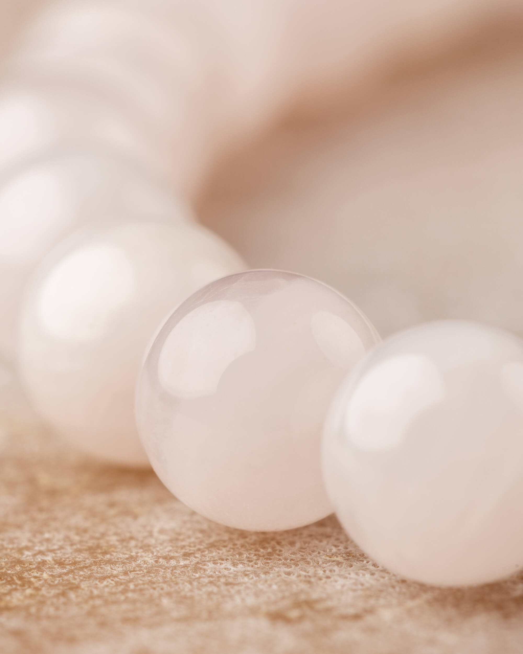 Pulsera de Cuarzo Rosa 6 mm - Amor y Ternura