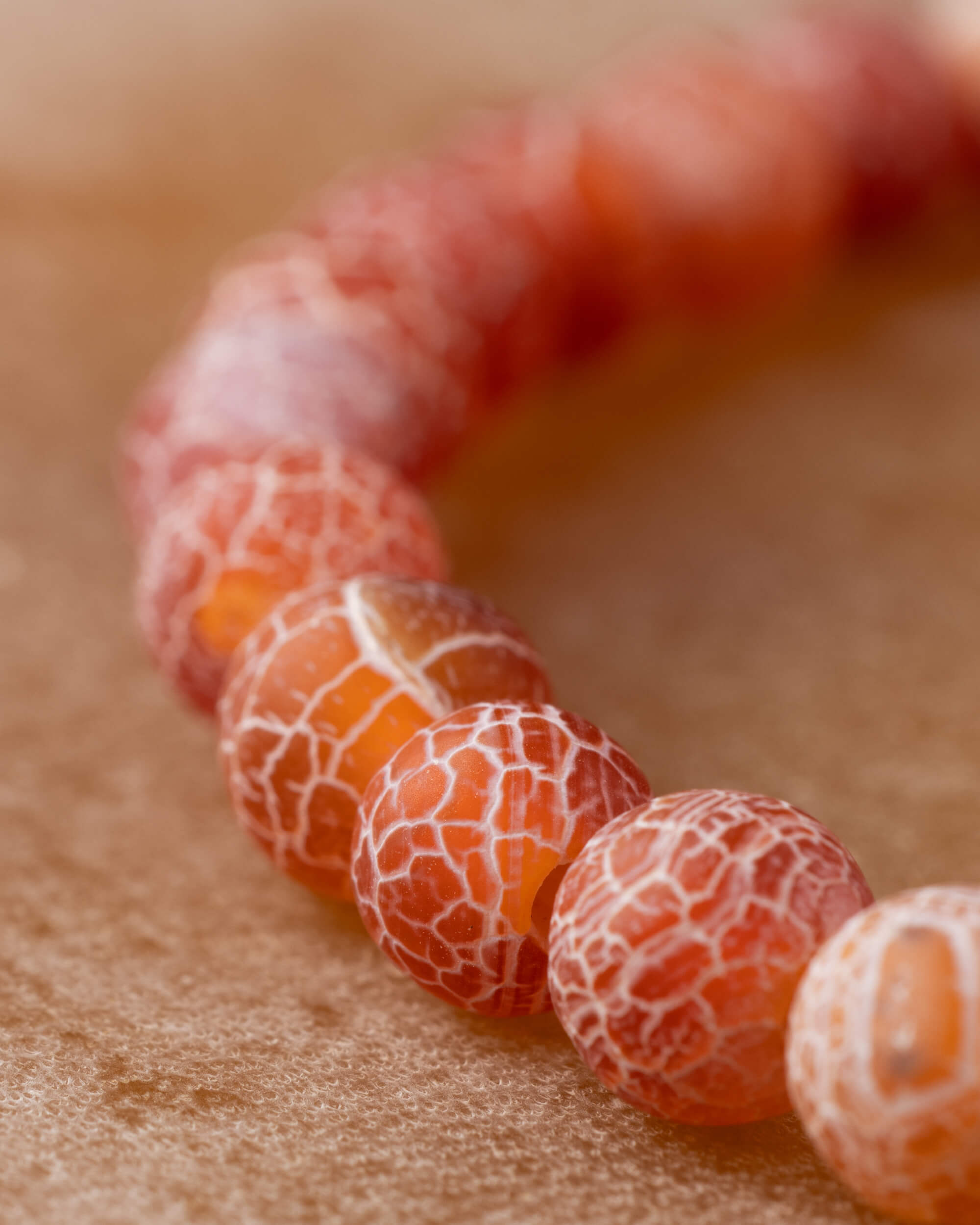 Pulsera de Cornalina Mate 6 mm - Deseo y Vitalidad Interior