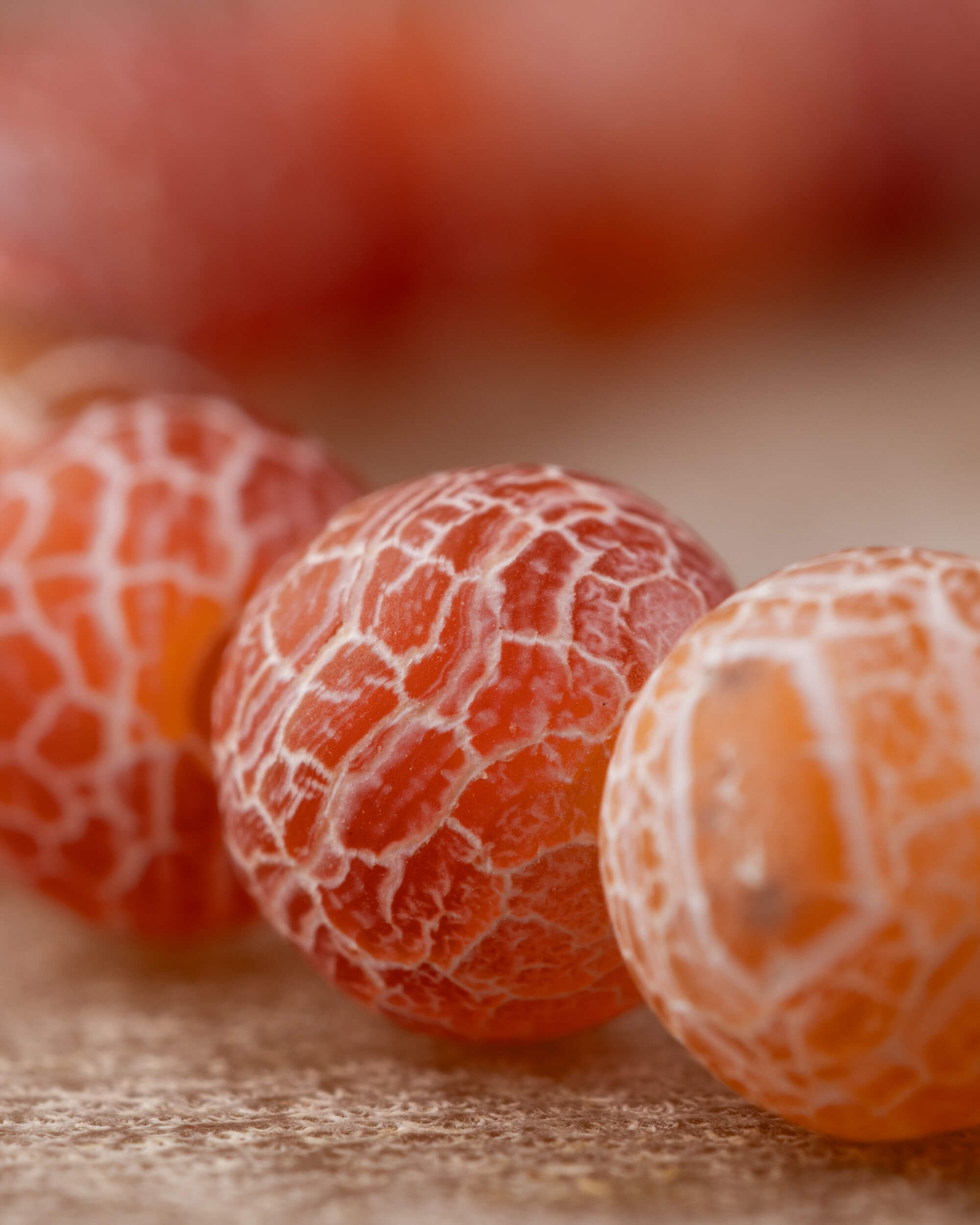 Pulsera de Cornalina Mate 6 mm - Deseo y Vitalidad Interior