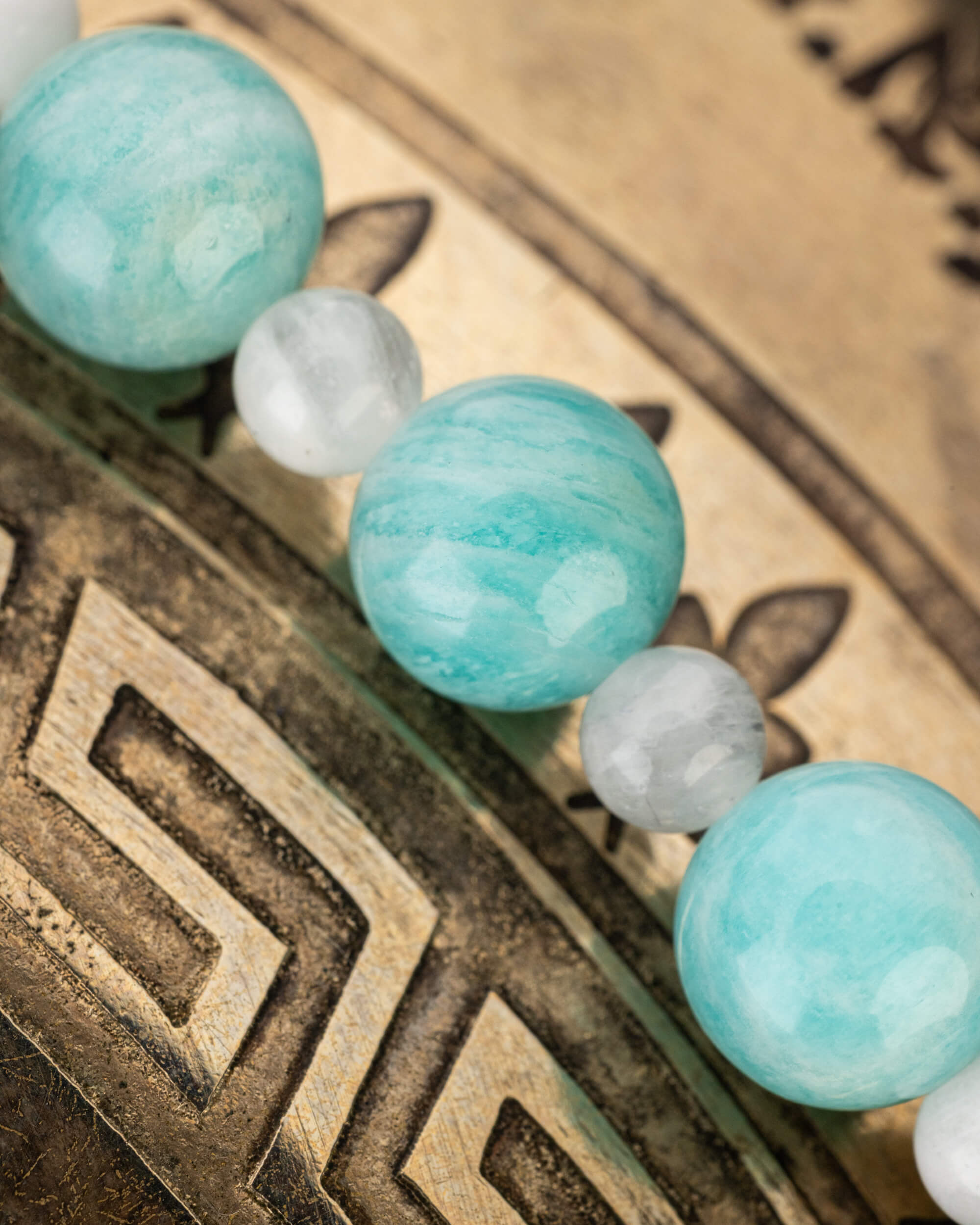 Codificador Collar "Jardín de Luna" 51 cm - Serenidad y Ciclos (Agesta)