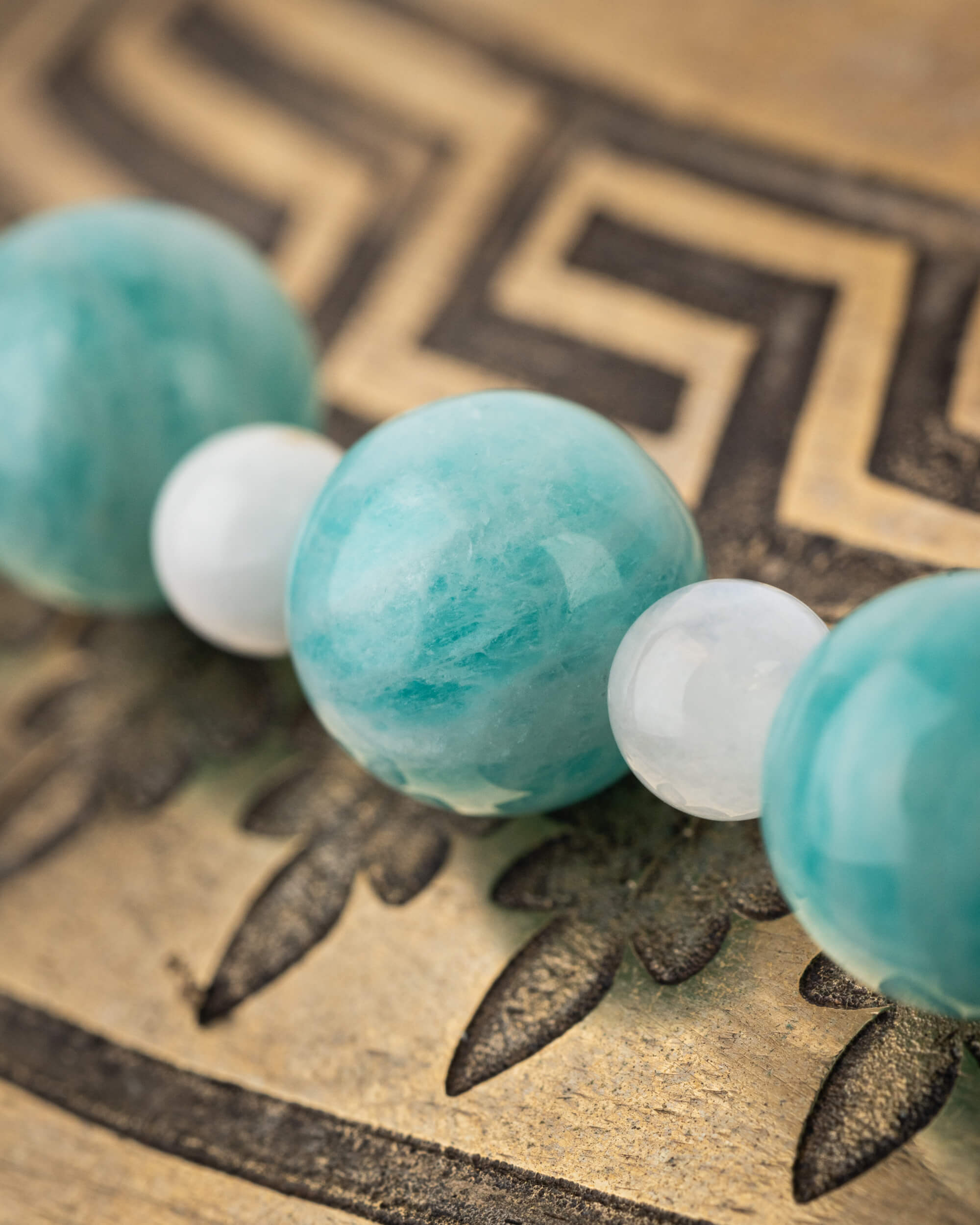 Codificador Collar "Jardín de Luna" 51 cm - Serenidad y Ciclos (Agesta)