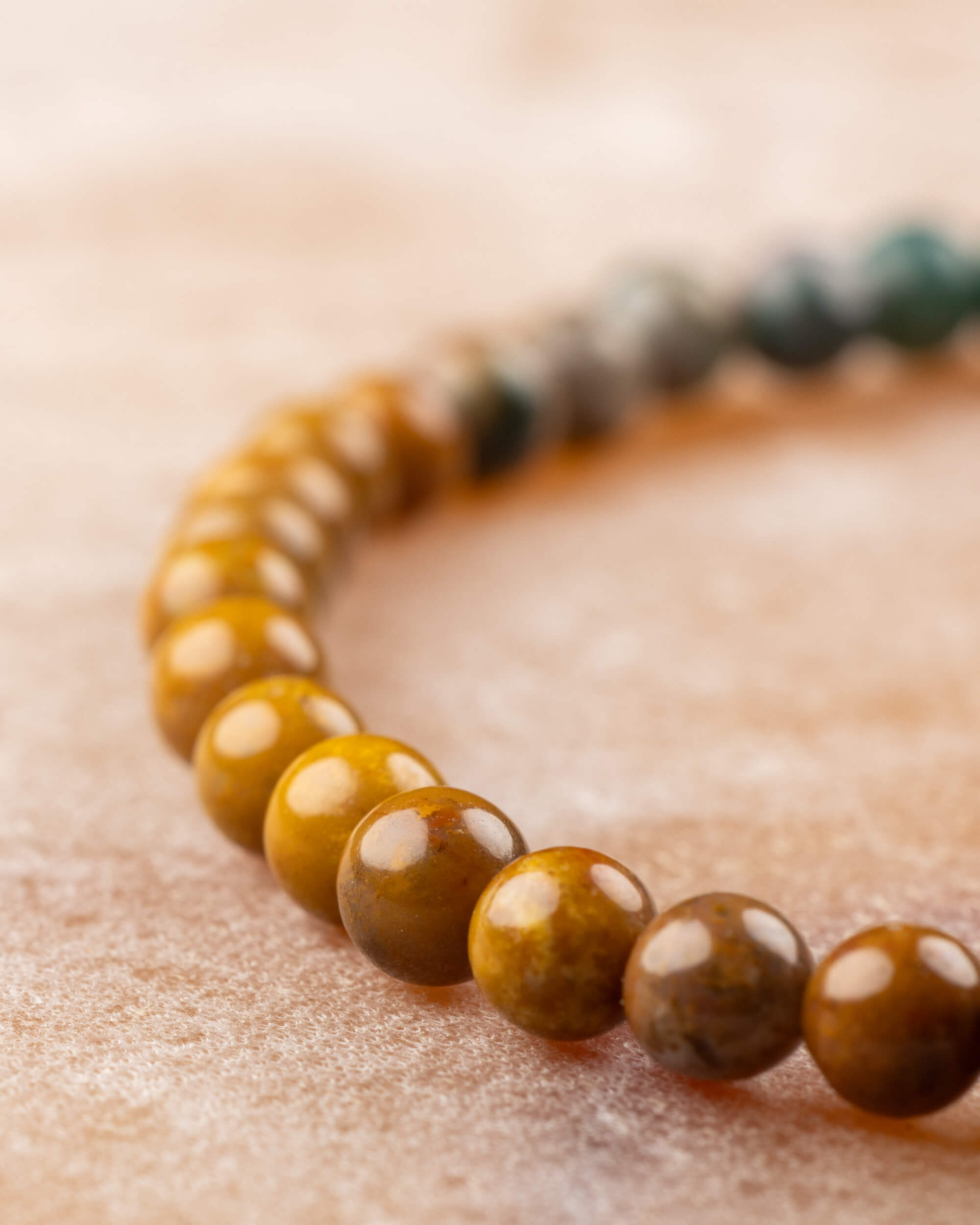 Pulsera de Jaspe Oceánico (4 mm)