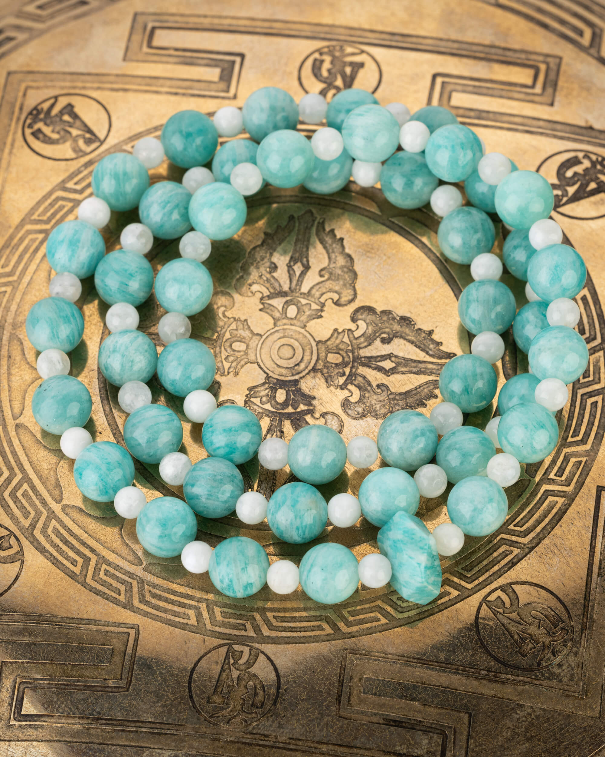 Codificador Collar "Jardín de Luna" 51 cm - Serenidad y Ciclos (Agesta)