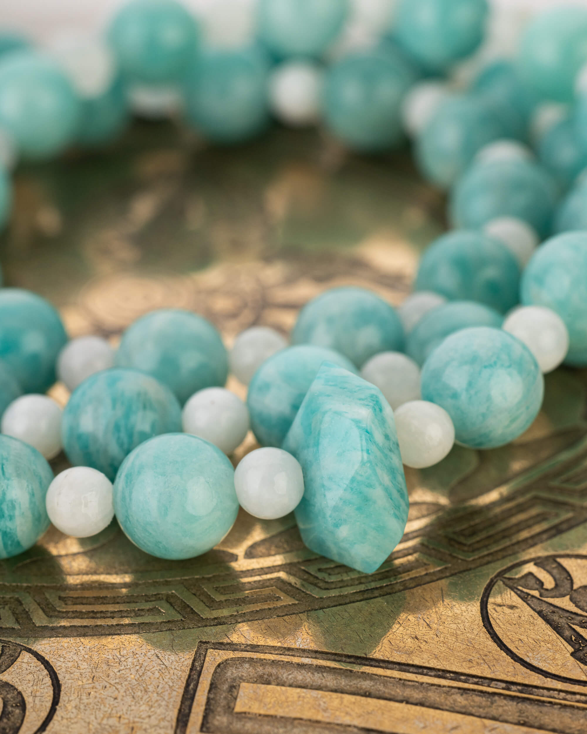 Codificador Collar "Jardín de Luna" 51 cm - Serenidad y Ciclos (Agesta)