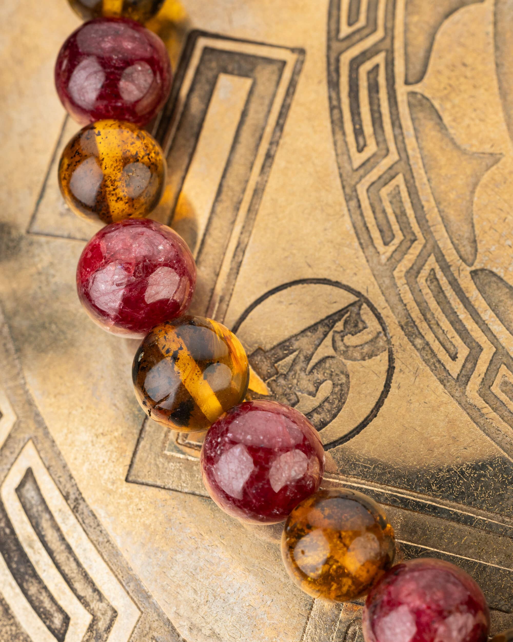 Codificador de Mano "Flama de Renacer" 33 cm - Fuego y Raíz (Agesta)