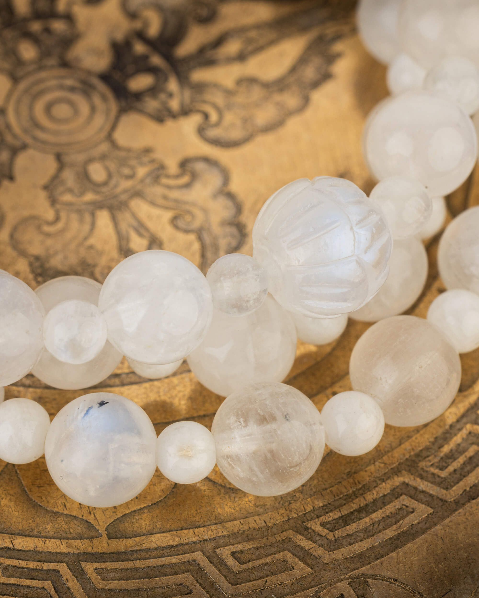 Codificador Collar de Piedra Luna 52 cm - Códigos Sagrados (Agesta)