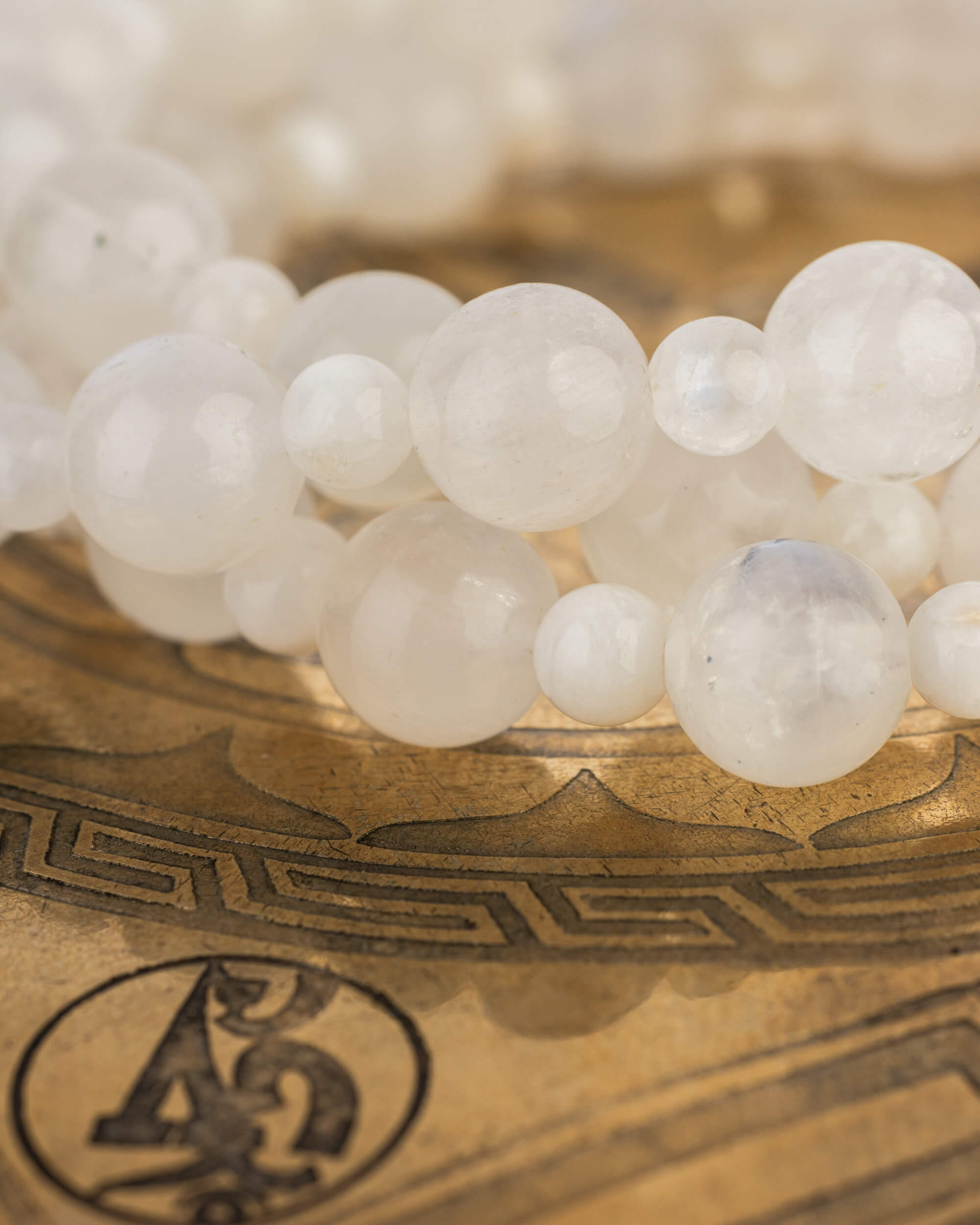 Codificador Collar de Piedra Luna 52 cm - Códigos Sagrados (Agesta)