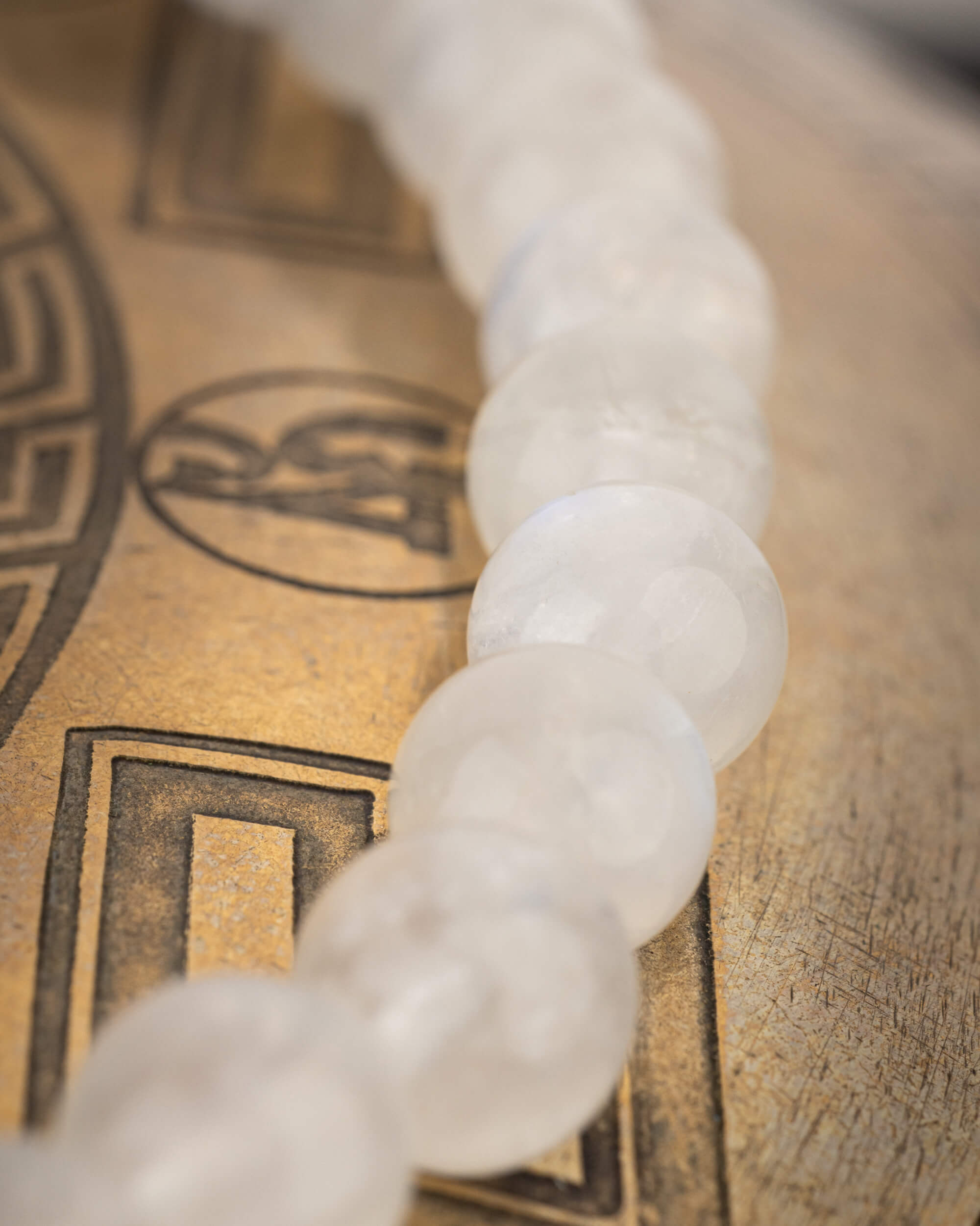 Codificador de Piedra Luna 33 cm - Códigos Sagrados (Agesta)