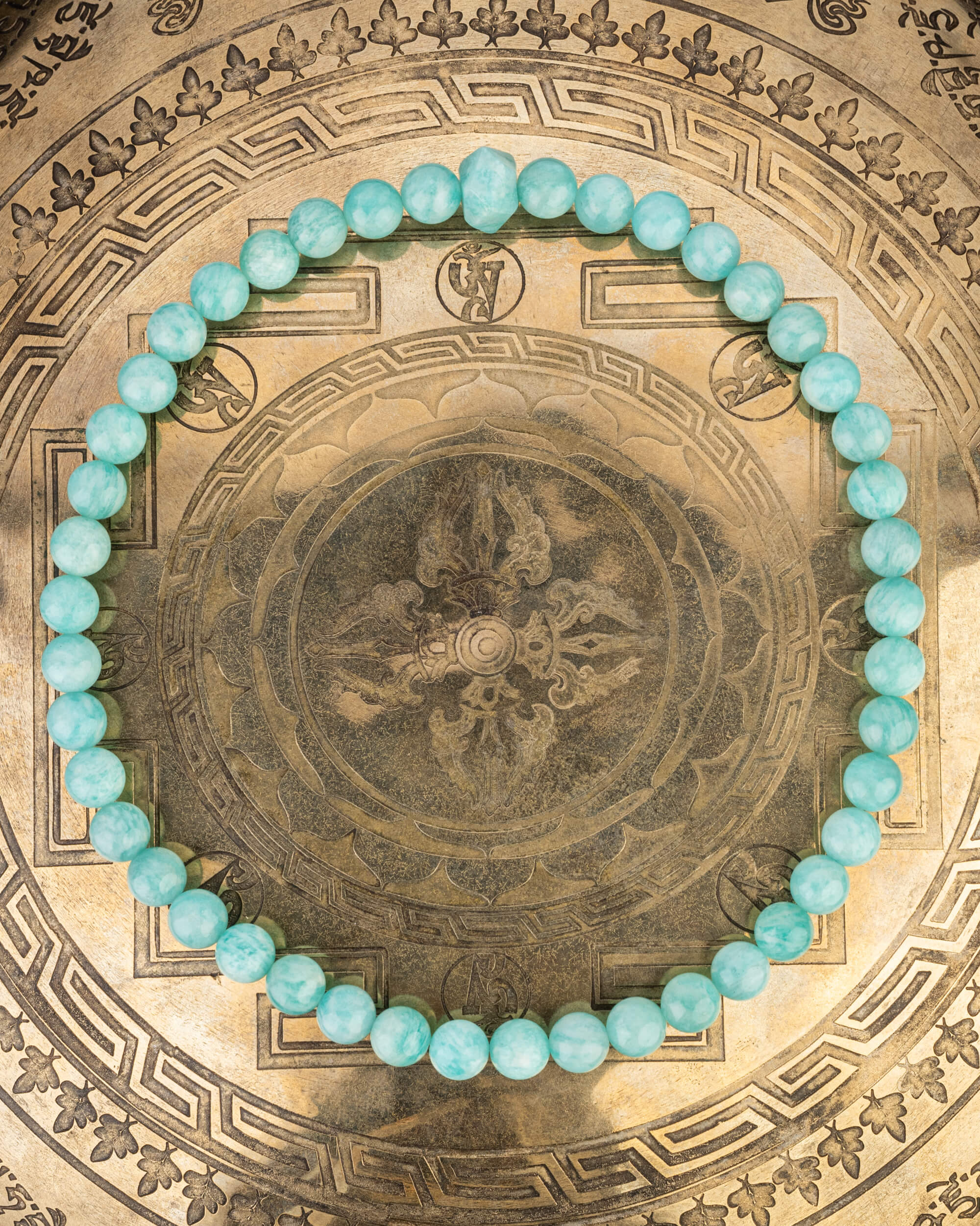 Codificador de Amazonita Aqua (33 cm)