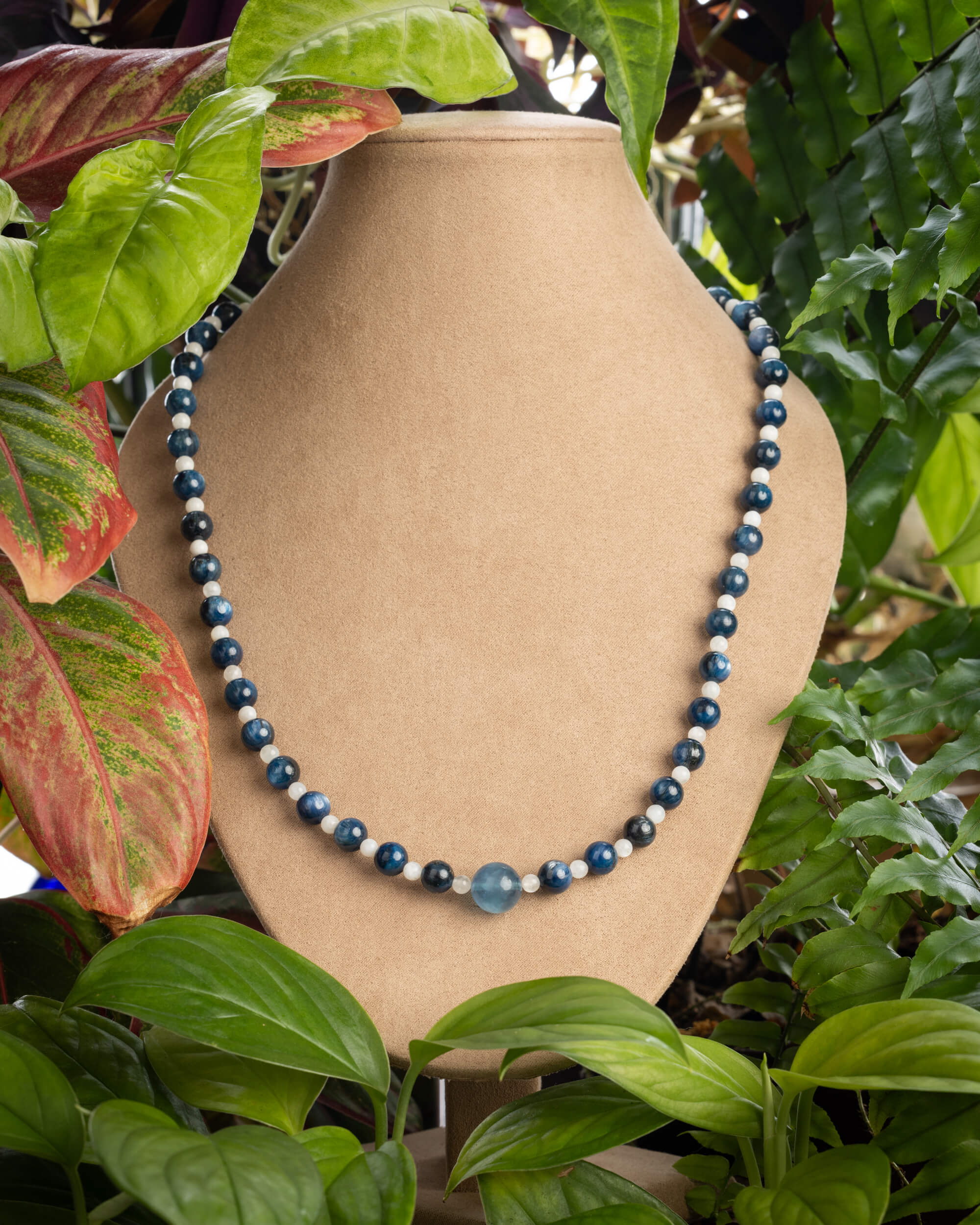 Codificador Collar "Espejo de Agua" 52 cm - Verdad y Fluidez (Agesta)