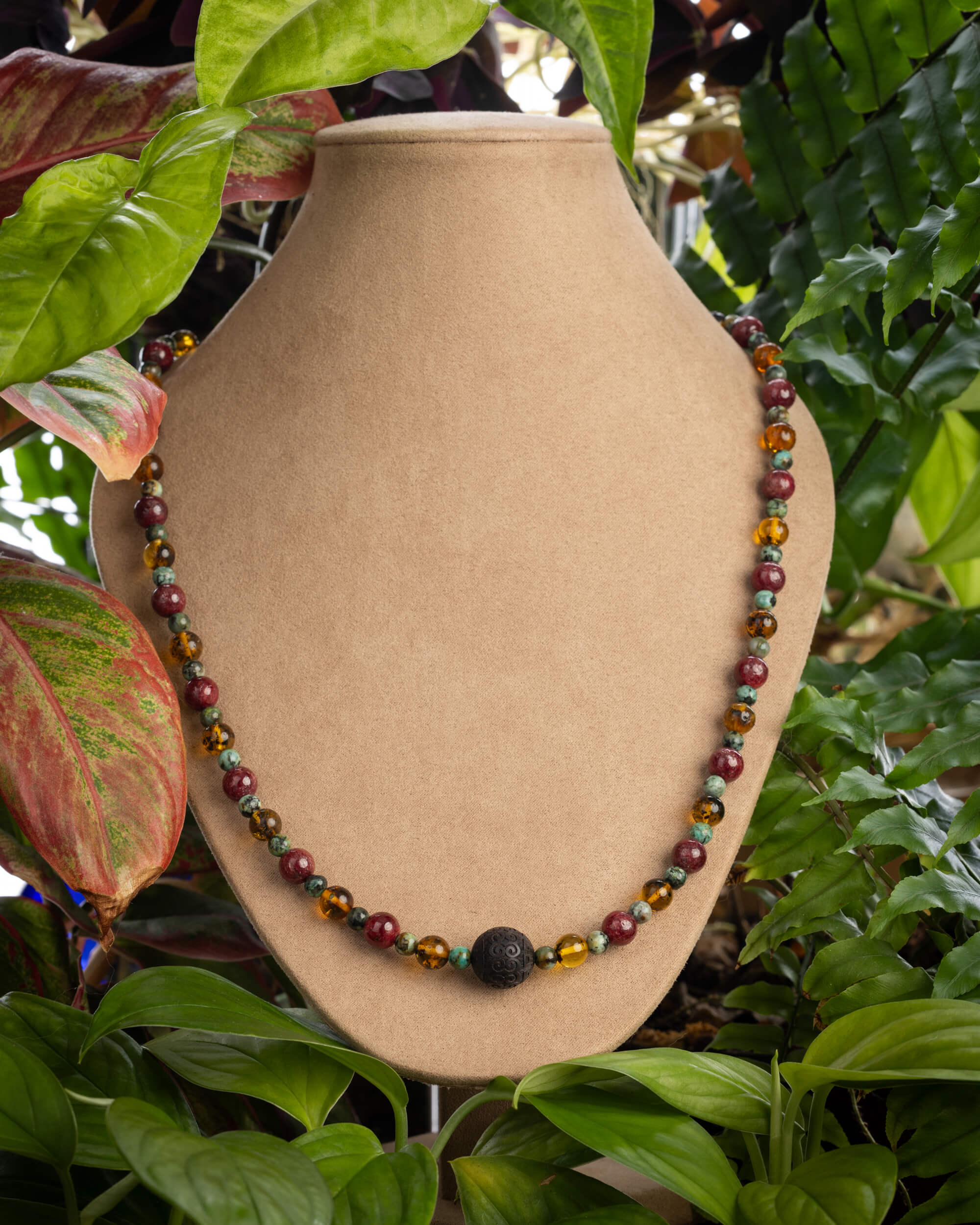 Codificador Collar "Canto del Fénix" 58 cm - Renacer y Poder (Agesta)