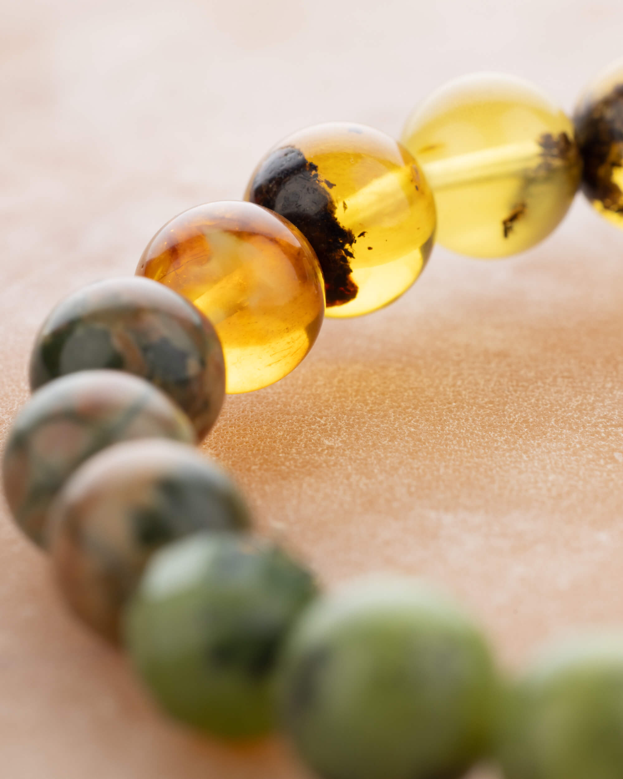 Pulsera Zodiacal Tauro ♉ 8 mm - Estabilidad, Gozo y Abundancia