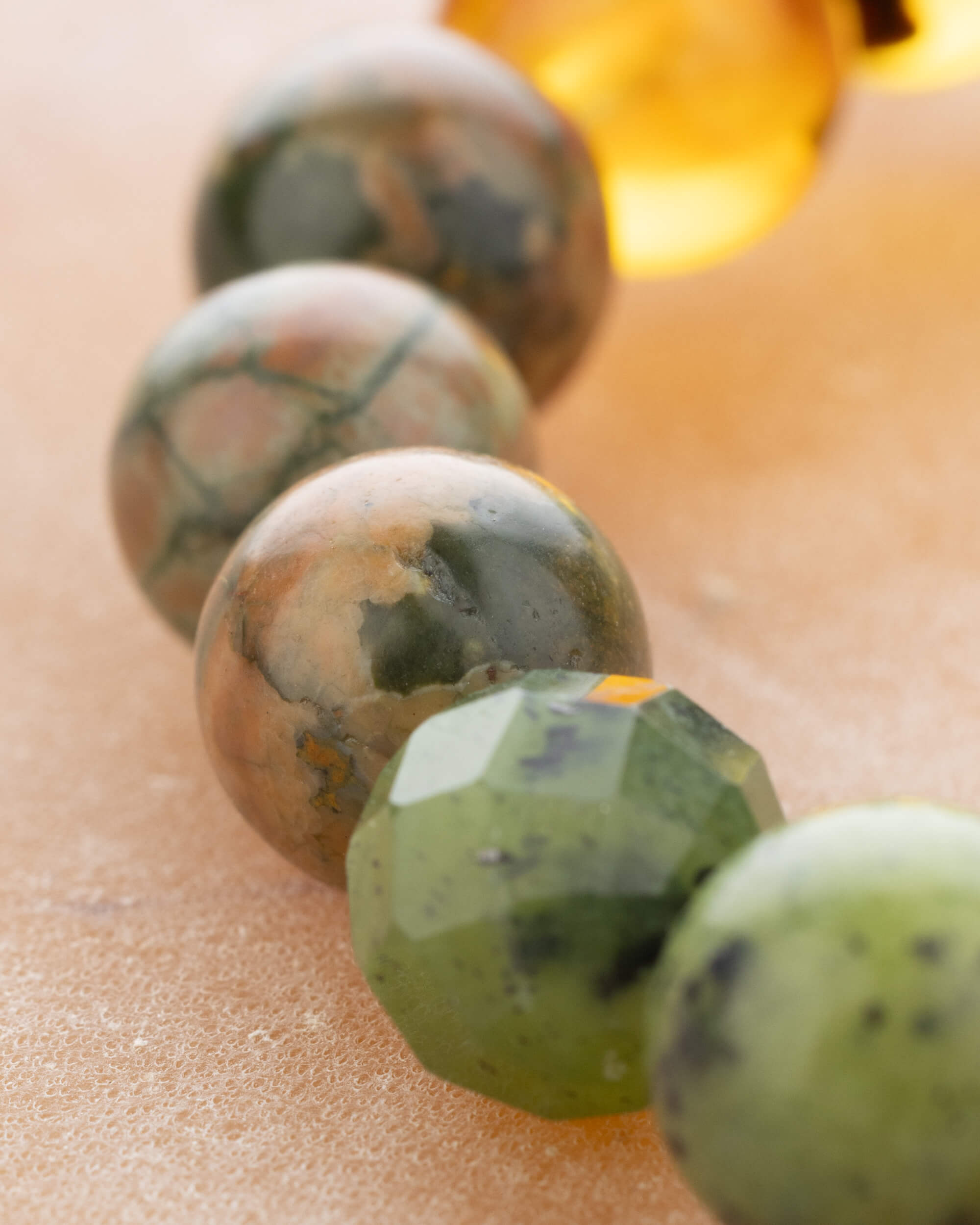 Pulsera Zodiacal Tauro ♉ 8 mm - Estabilidad, Gozo y Abundancia