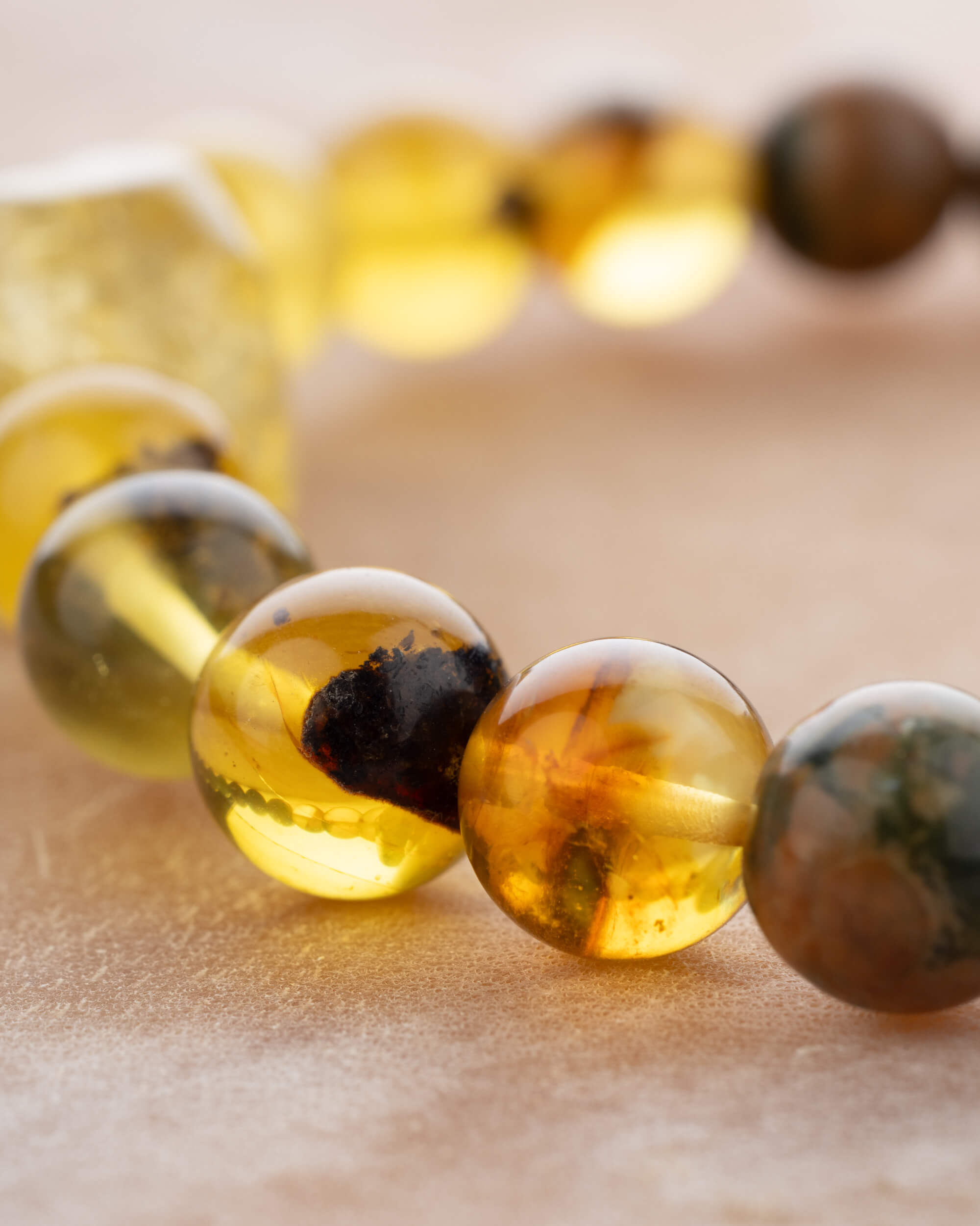 Pulsera Zodiacal Tauro ♉ 8 mm - Estabilidad, Gozo y Abundancia