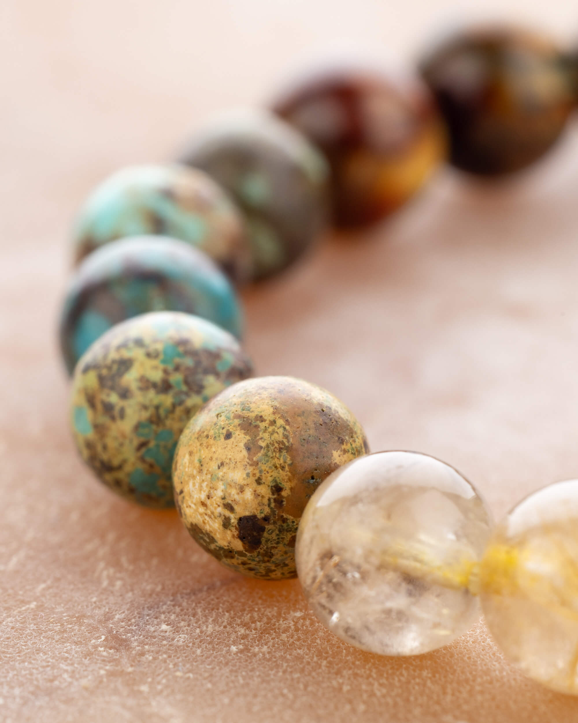 Pulsera Zodiacal Géminis ♊ 8 mm - Claridad, Comunicación y Agilidad