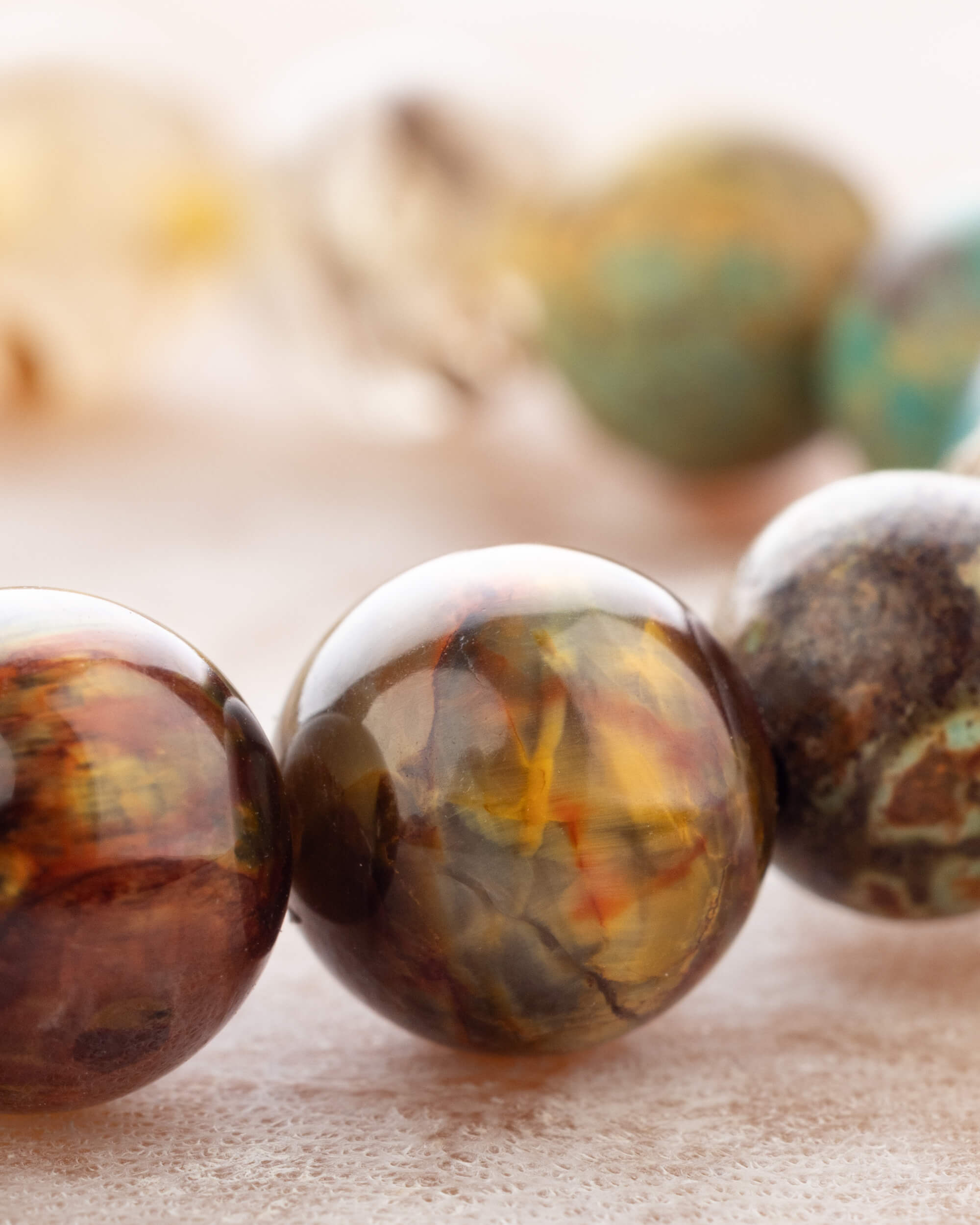 Pulsera Zodiacal Géminis ♊ 8 mm - Claridad, Comunicación y Agilidad