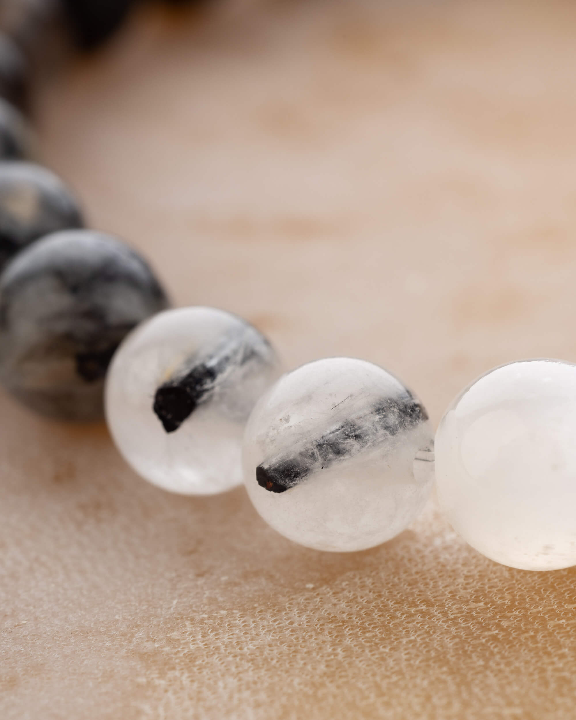 Pulsera Zodiacal Acuario ♒ 8 mm - Visión Libre y Eje Estelar