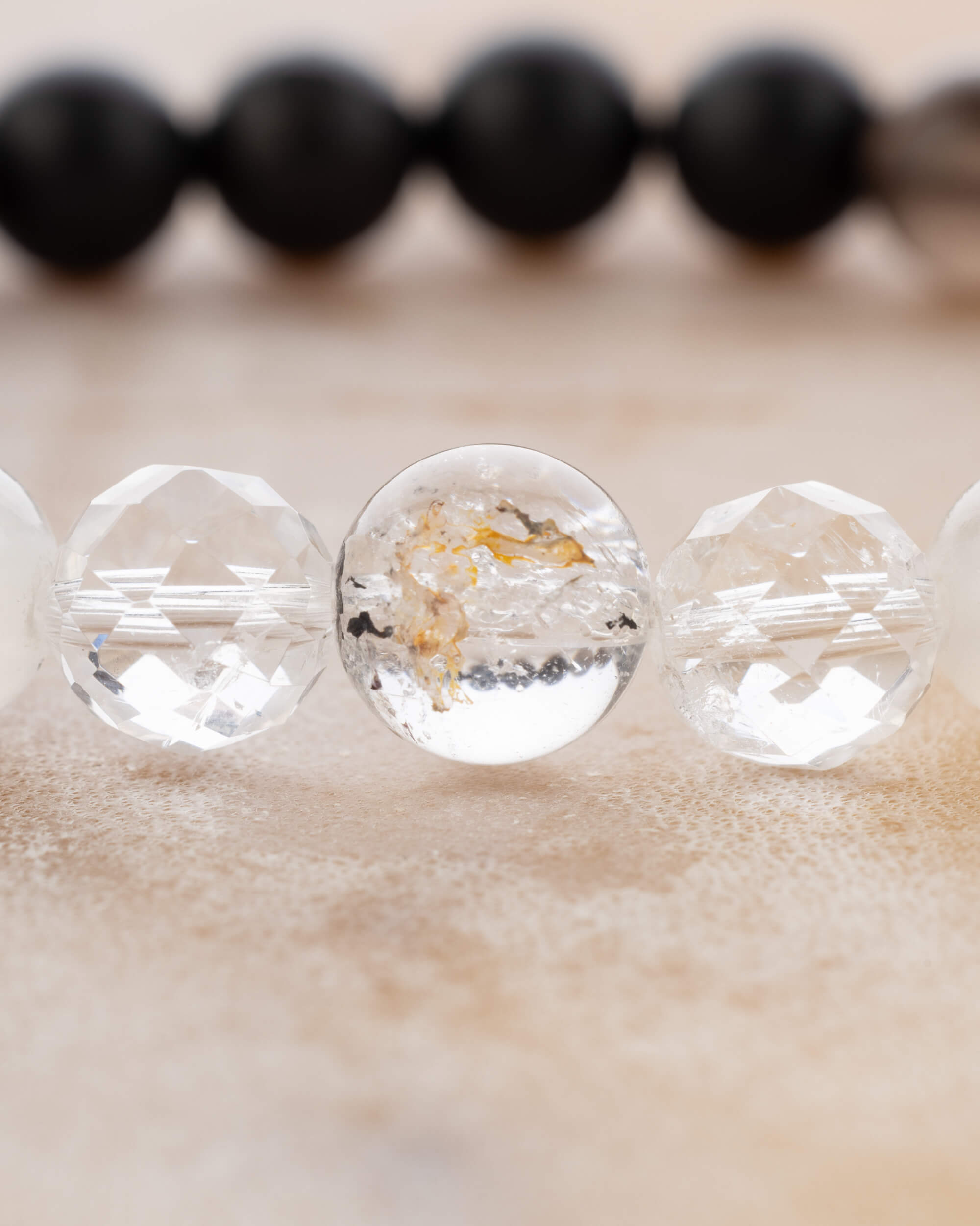 Pulsera Zodiacal Acuario ♒ 8 mm - Visión Libre y Eje Estelar