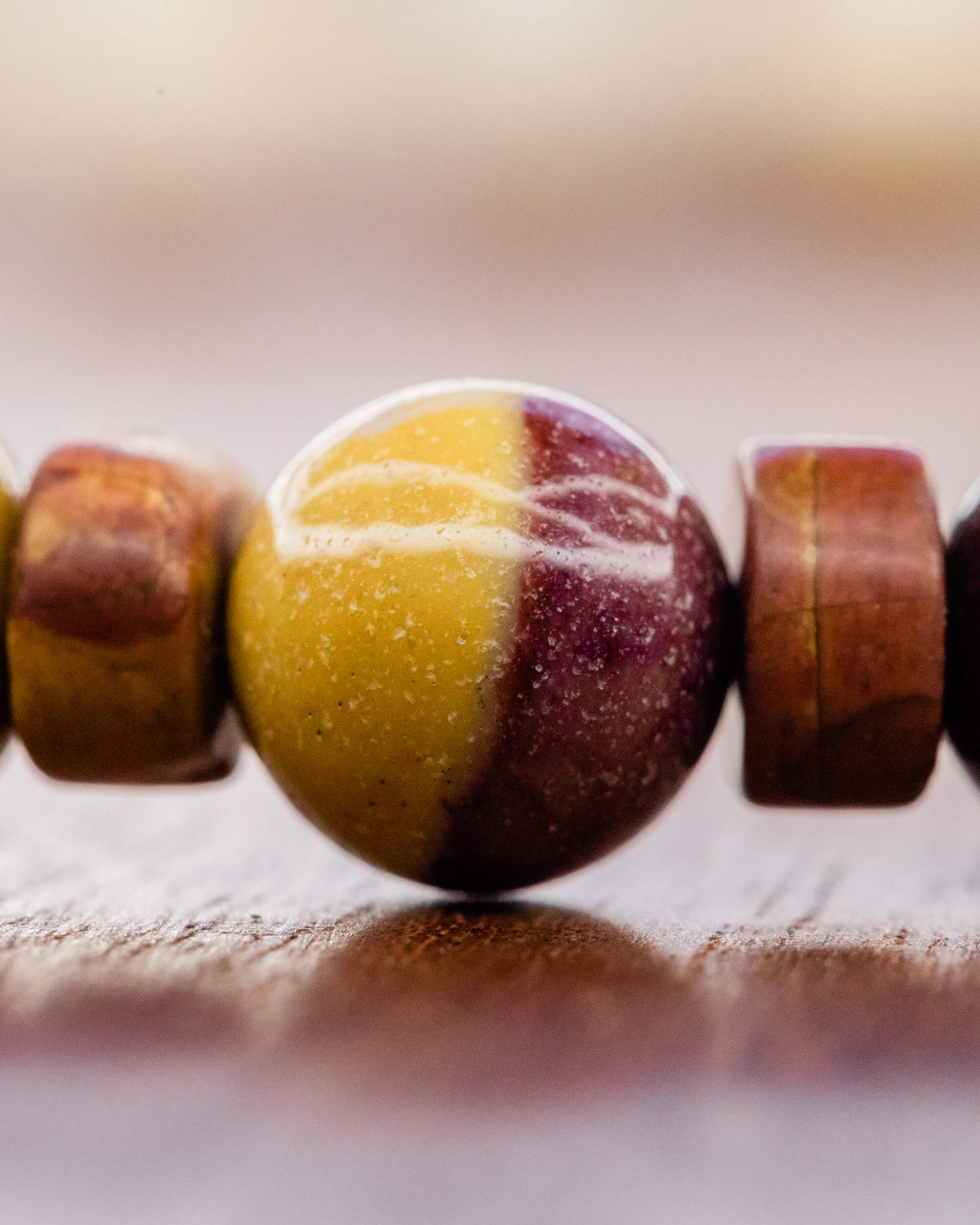 Codificador de Mano Jaspe Mokaita 34 cm - Ritmo Propio (Degradado)