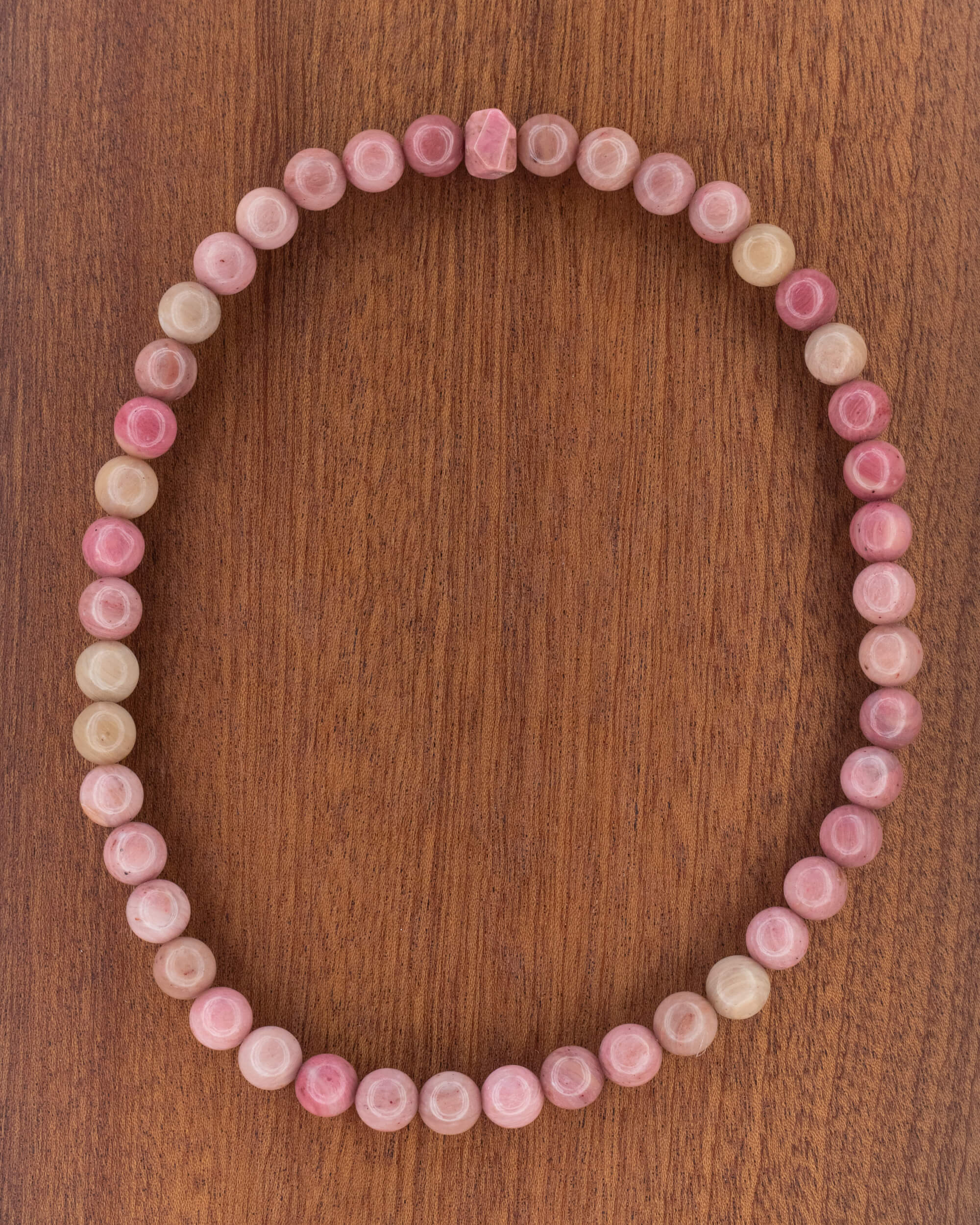 Codificador de Mano Rodonita Rosa 34 cm - Amor Firme (Agesta)