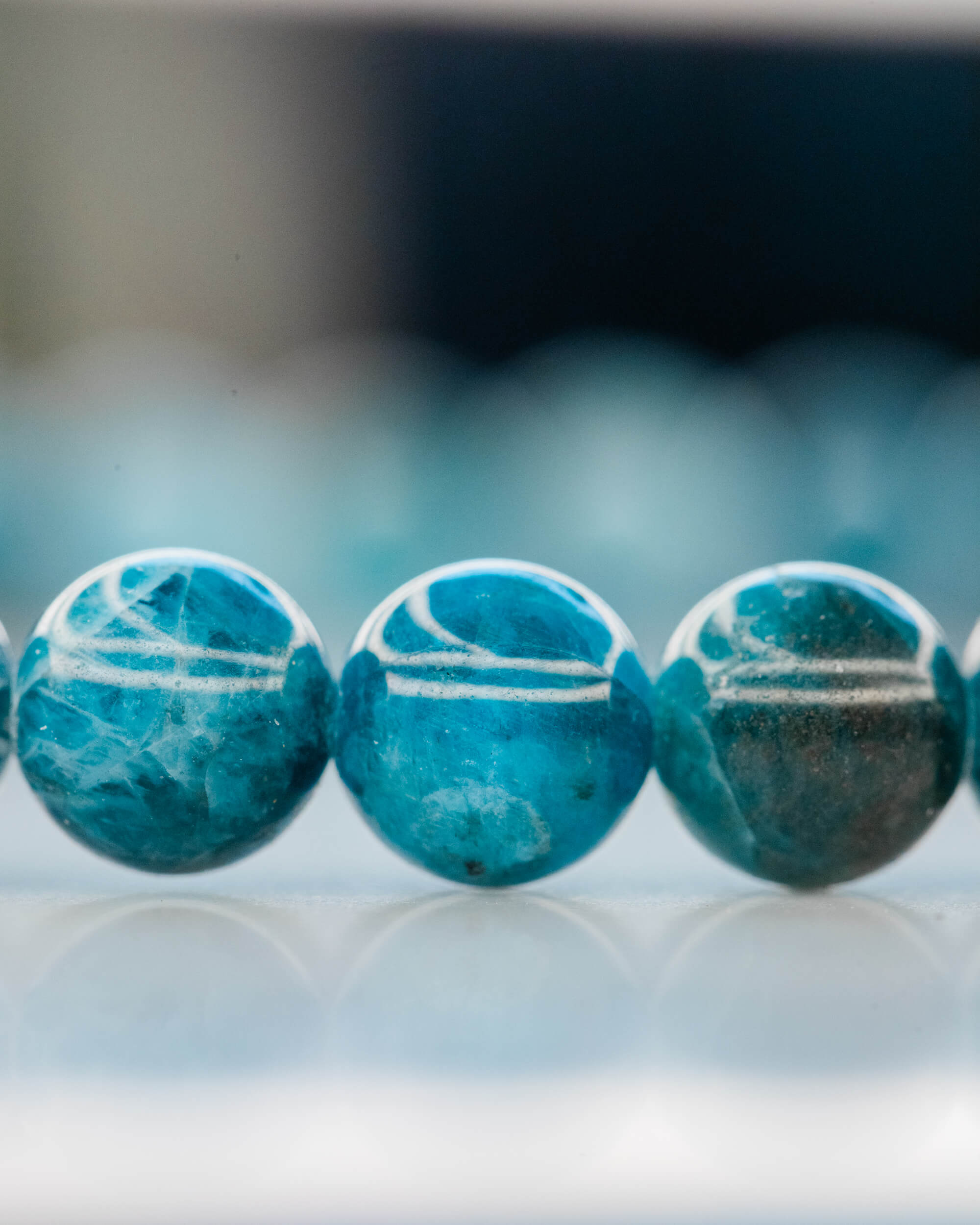 Codificador de Mano Apatita Azul 32 cm - Claridad y Expresión (Agesta)