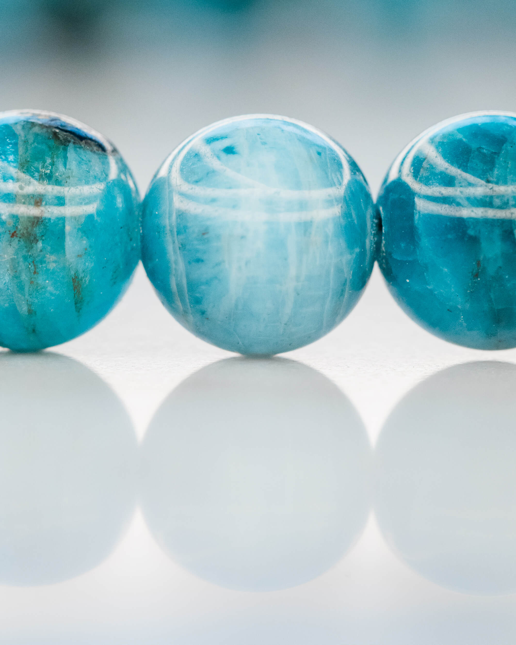 Codificador de Mano Apatita Azul 32 cm - Claridad y Expresión (Agesta)