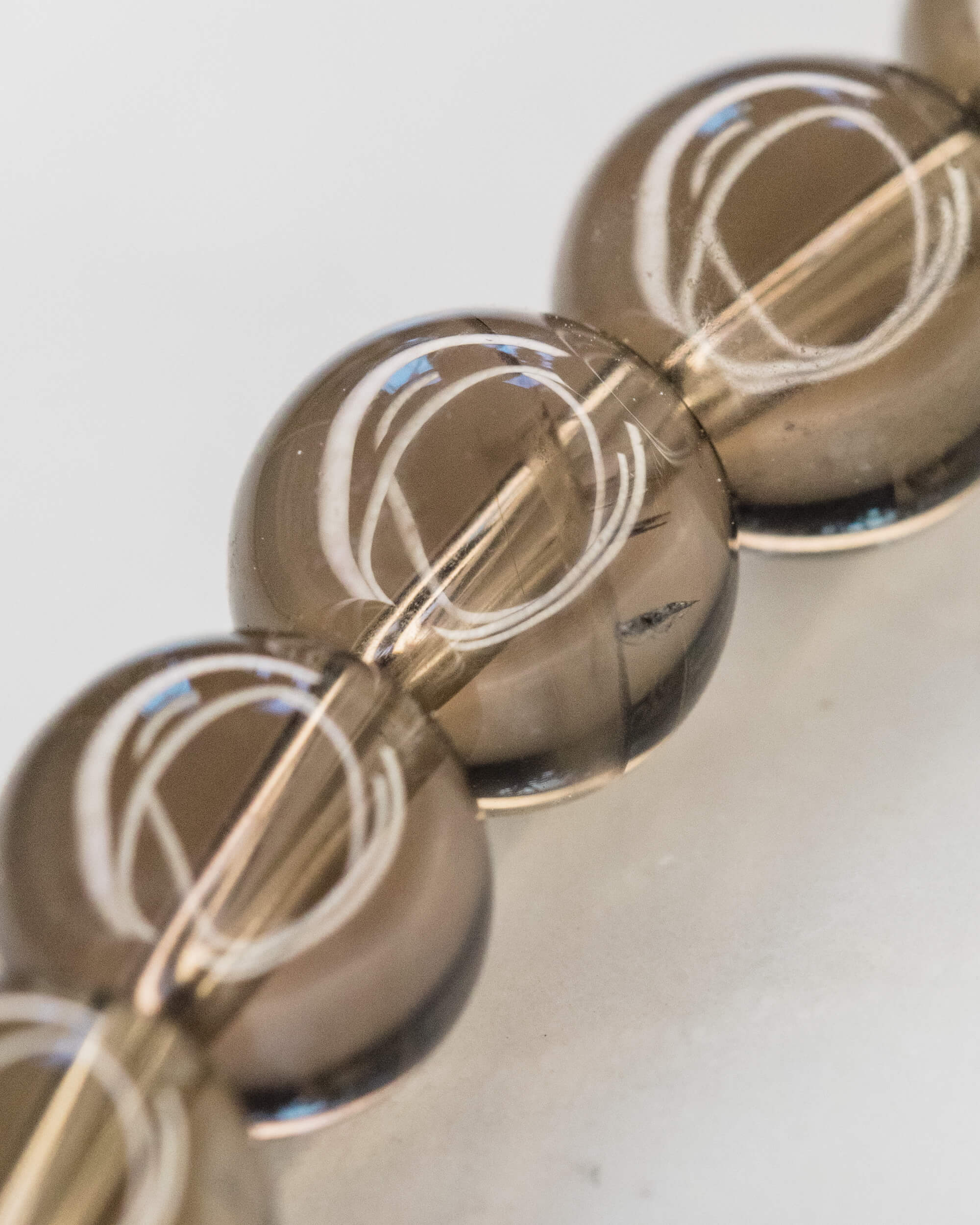 Codificador de Mano Cuarzo Ahumado 33 cm - Anclaje y Base Sólida (Agesta)