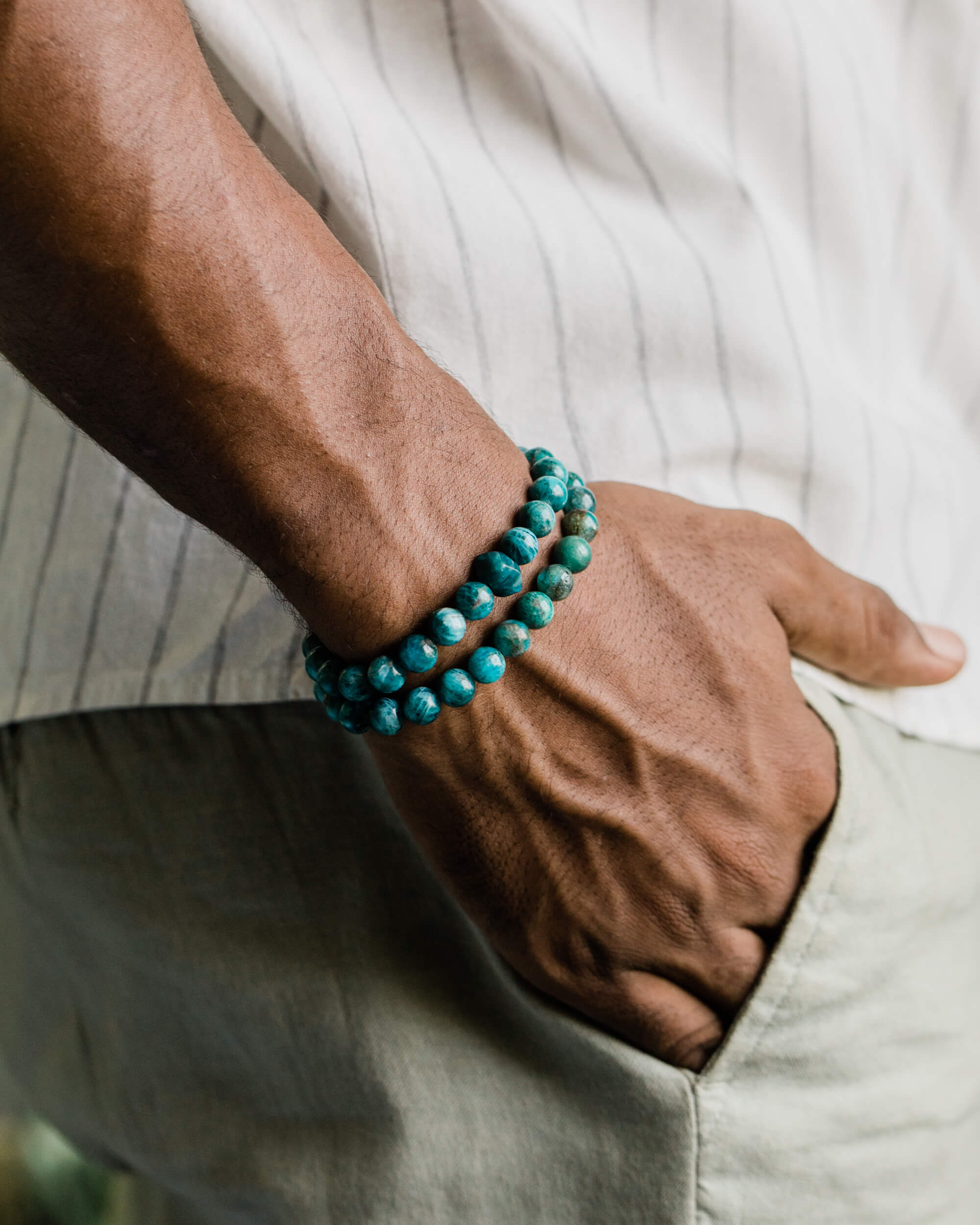 Codificador de Apatita Azul (32 cm)