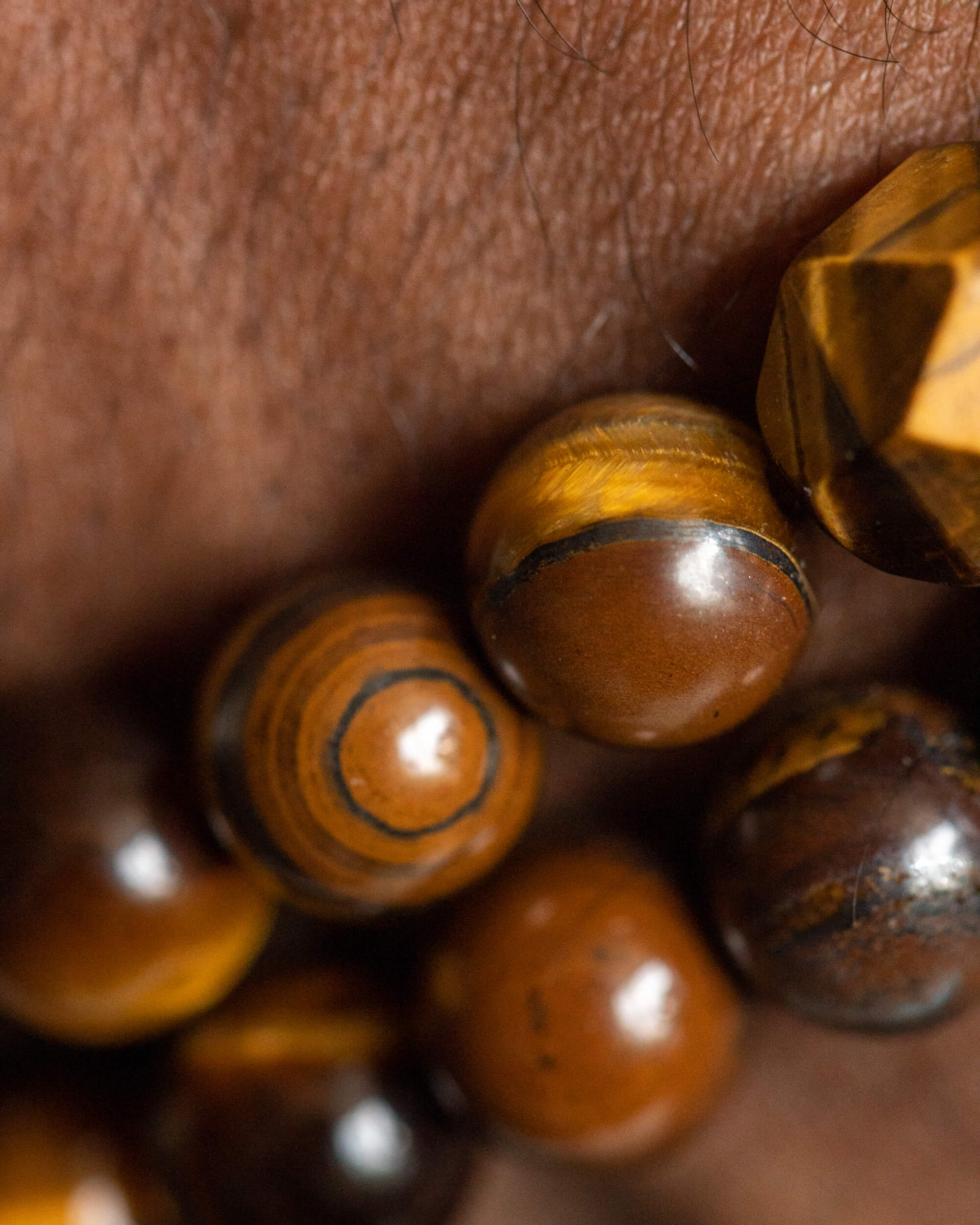 Codificador de Mano Ojo de Tigre 32 cm - Protección y Centro (Agesta)