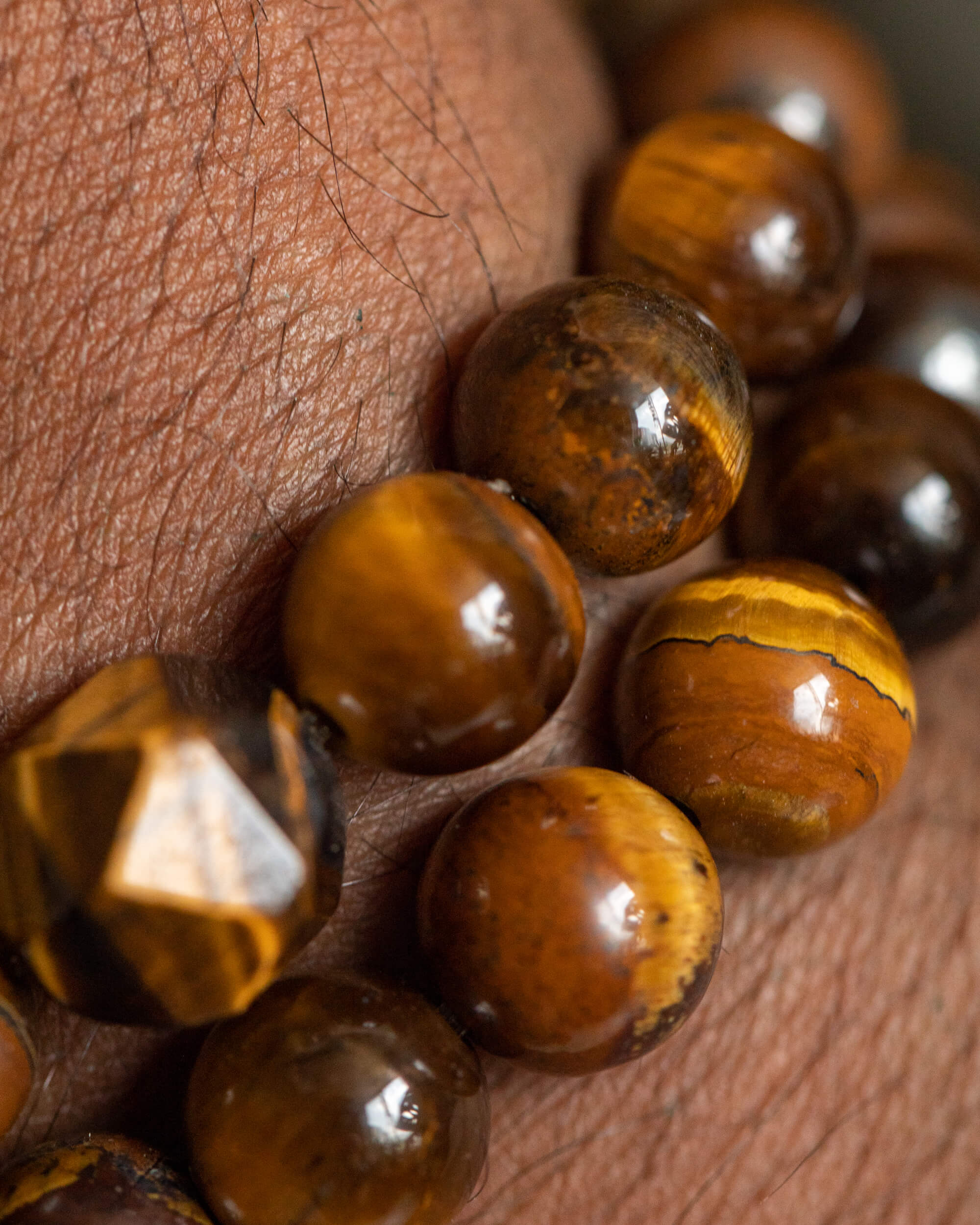 Codificador de Mano Ojo de Tigre 32 cm - Protección y Centro (Agesta)