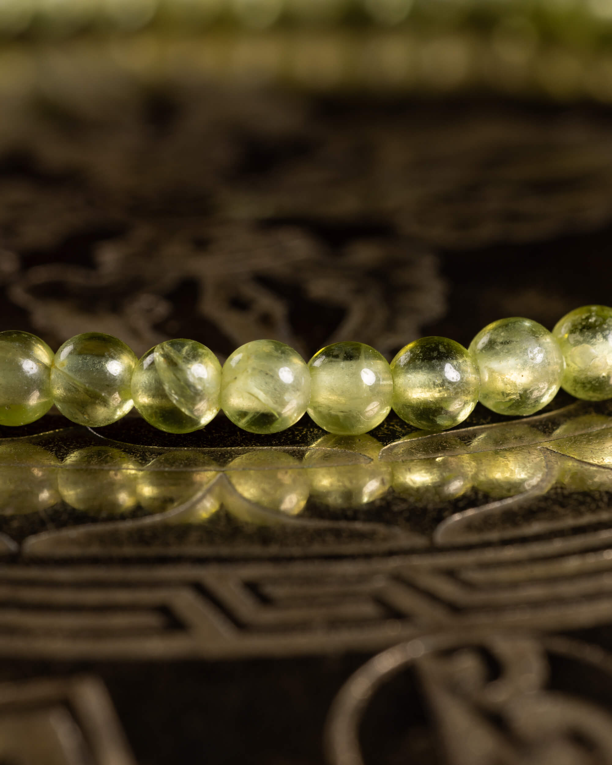 Pulsera Peridoto 🌿✨💚 (4 mm) Abundancia y Bienestar