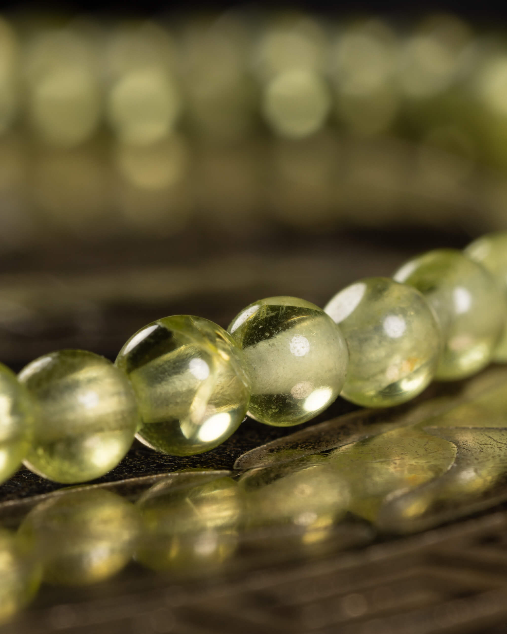 Pulsera Peridoto 🌿✨💚 (4 mm) Abundancia y Bienestar