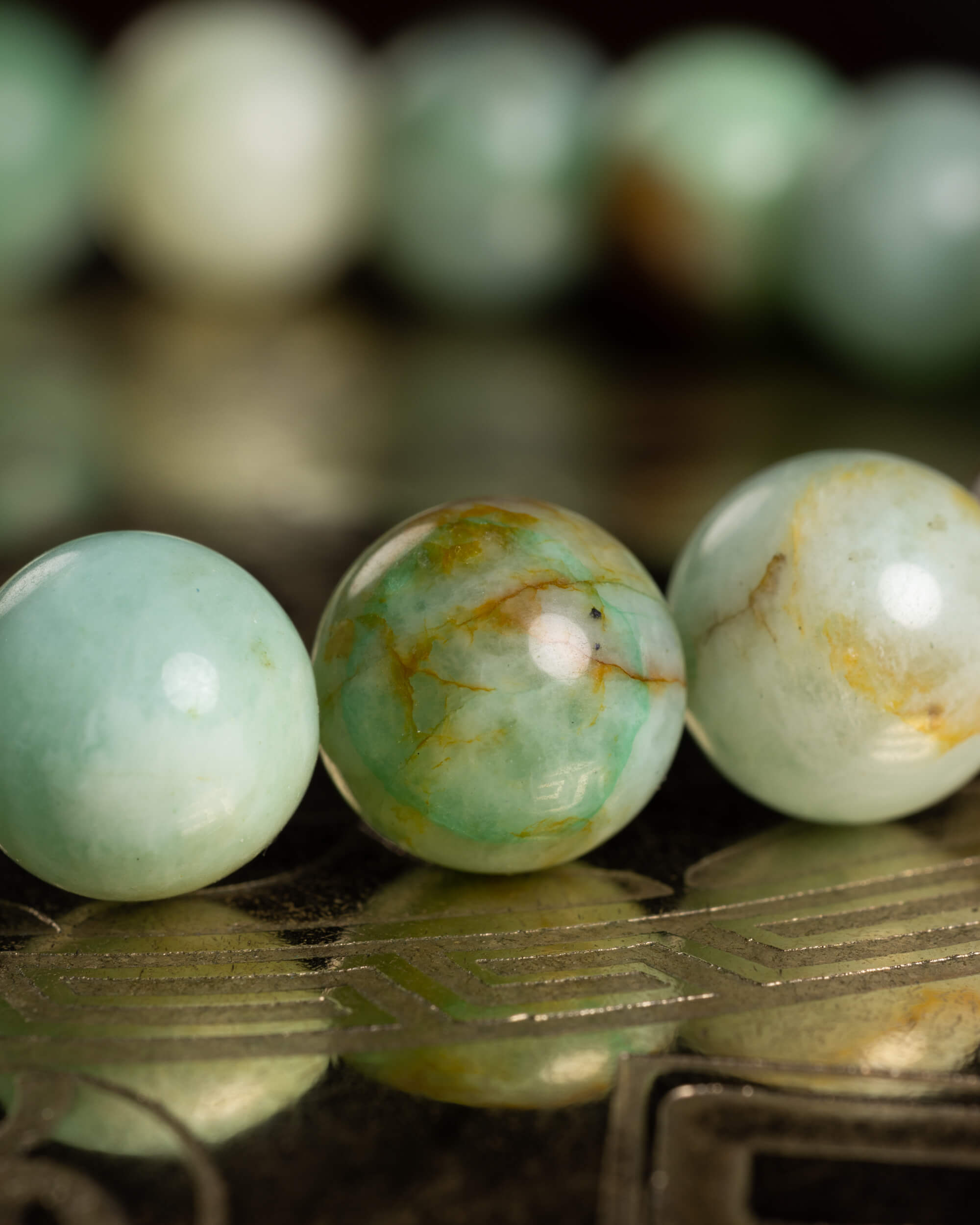 Pulsera de Crisoprasa 🍏🌎💚 (8 mm) Compasión y Conexión con la Naturaleza